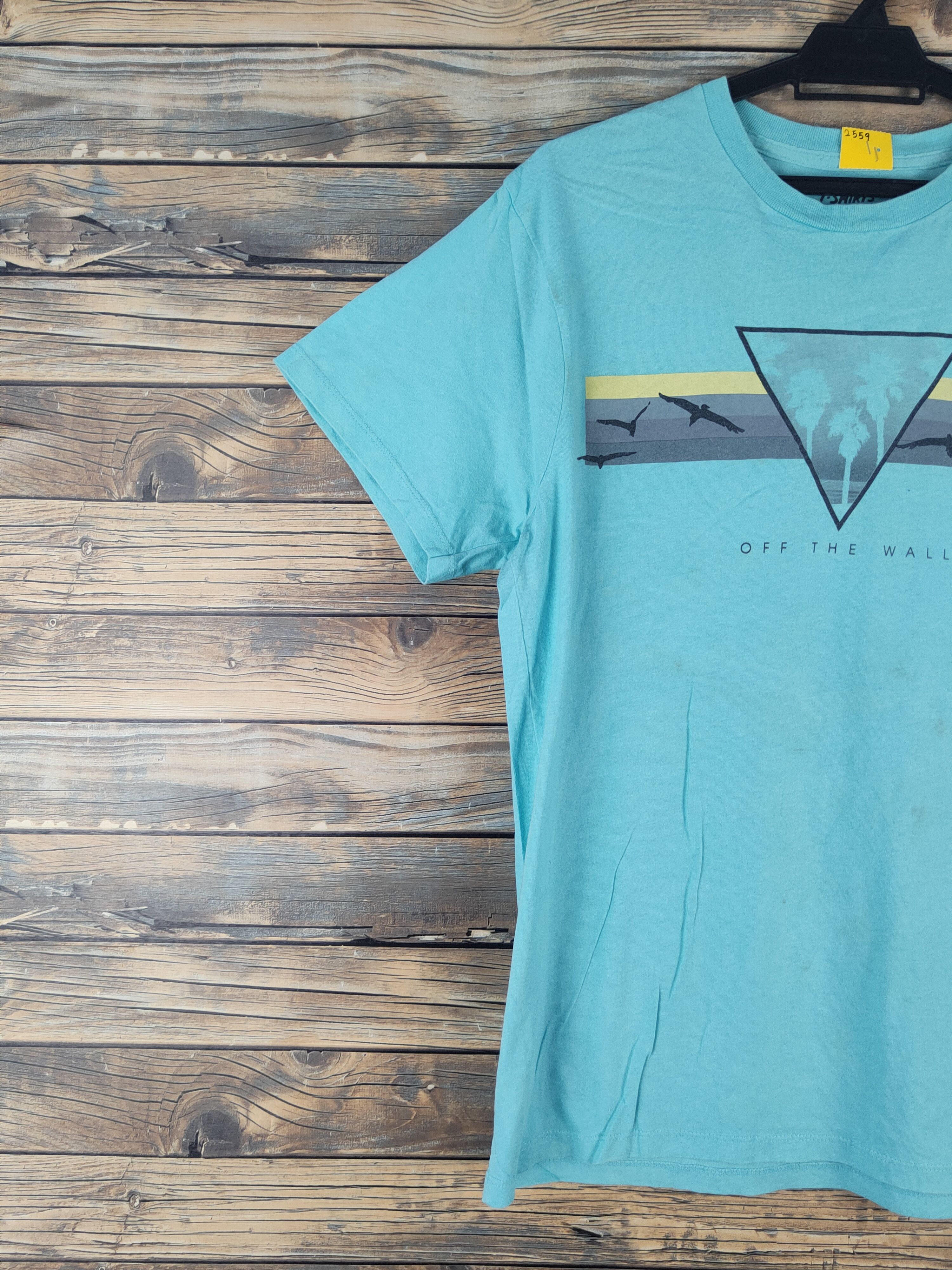 Vans DL Vans Turquoise Short Sleeve T-shirt #2559 Size US M / EU 48-50 / 2 - 3 Thumbnail