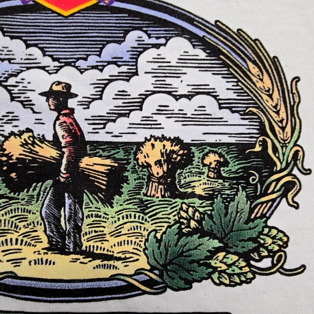 Fruit Of The Loom Boulevard Brewing Co Wheat Beer Graphic Tee M Alcohol Shirt Size US M / EU 48-50 / 2 - 4 Thumbnail