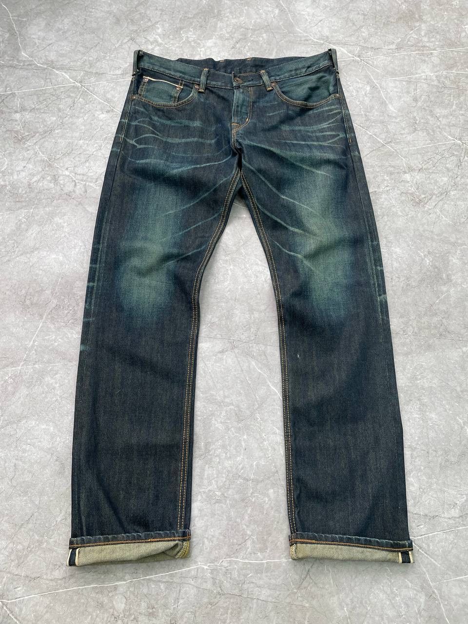 Edwin Vintage 90s Edwin 505BXX Selvedge Jeans Undercovers Style Size US 33 - 1 Thumbnail