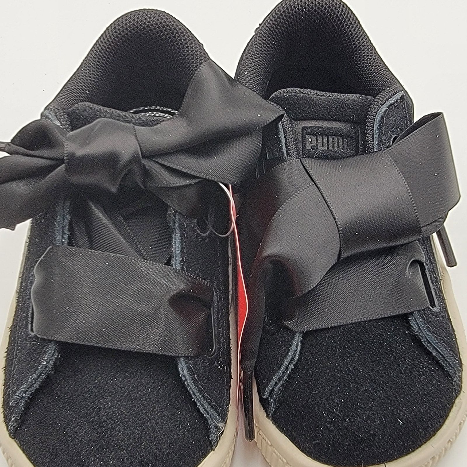 Puma Puma Suede Heart Jewel Inf 'Black White' Sz 6C 365140-03 Size US 4.5 / IT 34.5 - 5 Thumbnail
