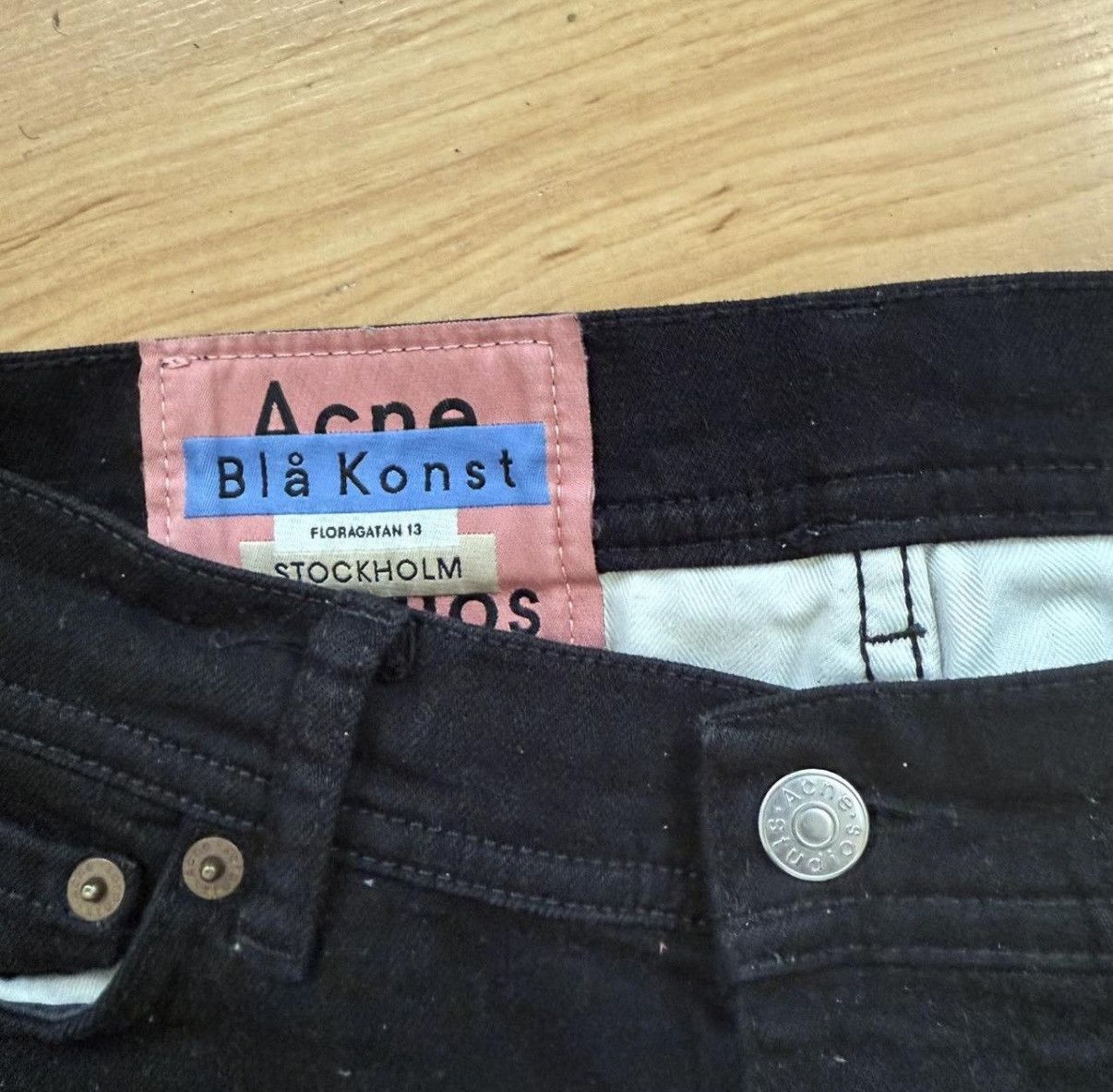 Acne Studios Acne studios bla konst “north stay black” pant Size US 28 / EU 44 - 3 Thumbnail