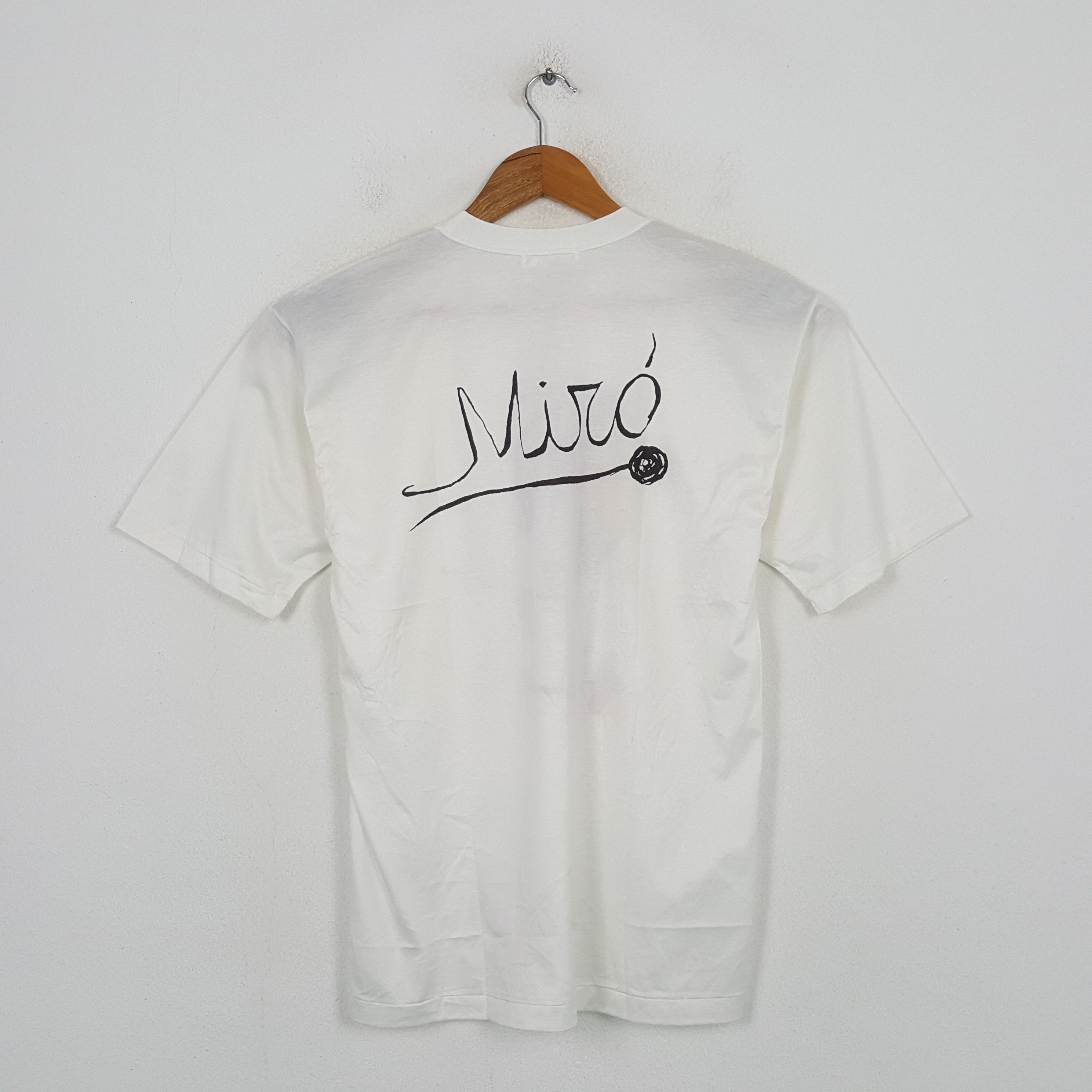 Arts & Science Vintage Joan Miro Spanish Art Painting Brand T-Shirt C301N29 Size US M / EU 48-50 / 2 - 3 Thumbnail