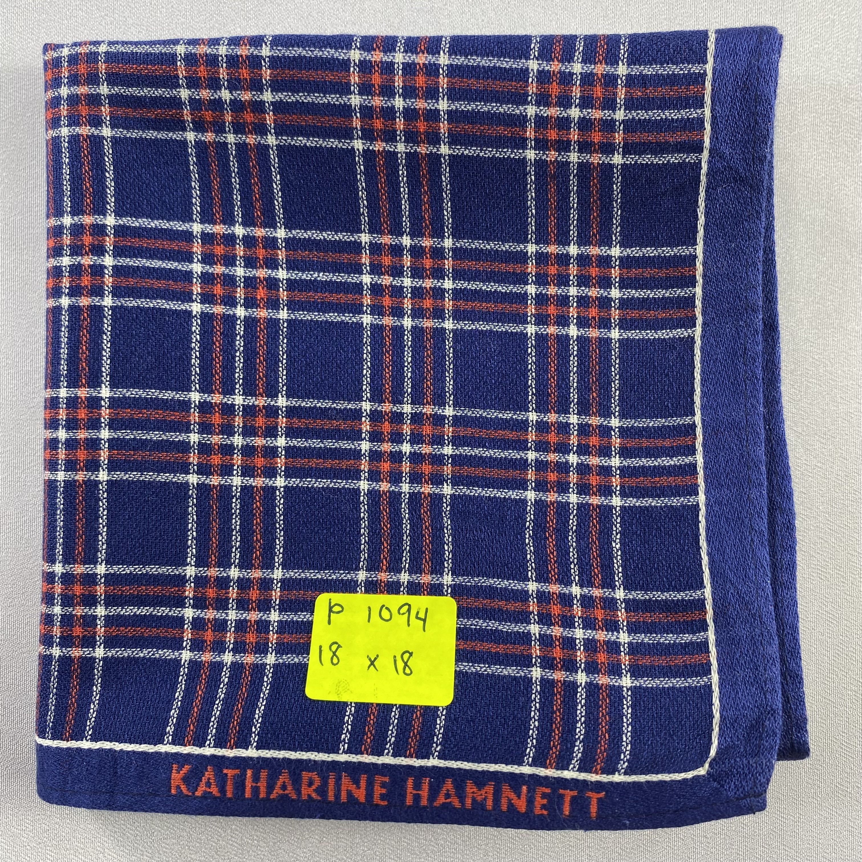Katharine Hamnett London × Vintage Katharine Hamnett Bandana/ Handkerchief / Neckerchief-P1094 Size ONE SIZE - 5 Thumbnail