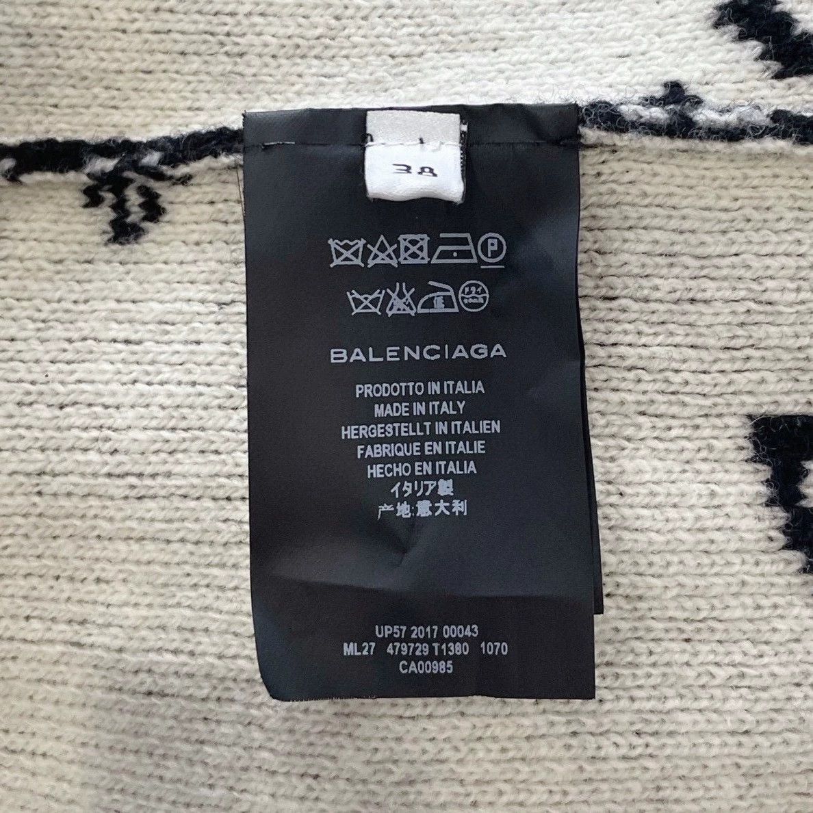 Balenciaga black logo sweater from balenciaga Size US M / EU 48-50 / 2 - 5 Thumbnail