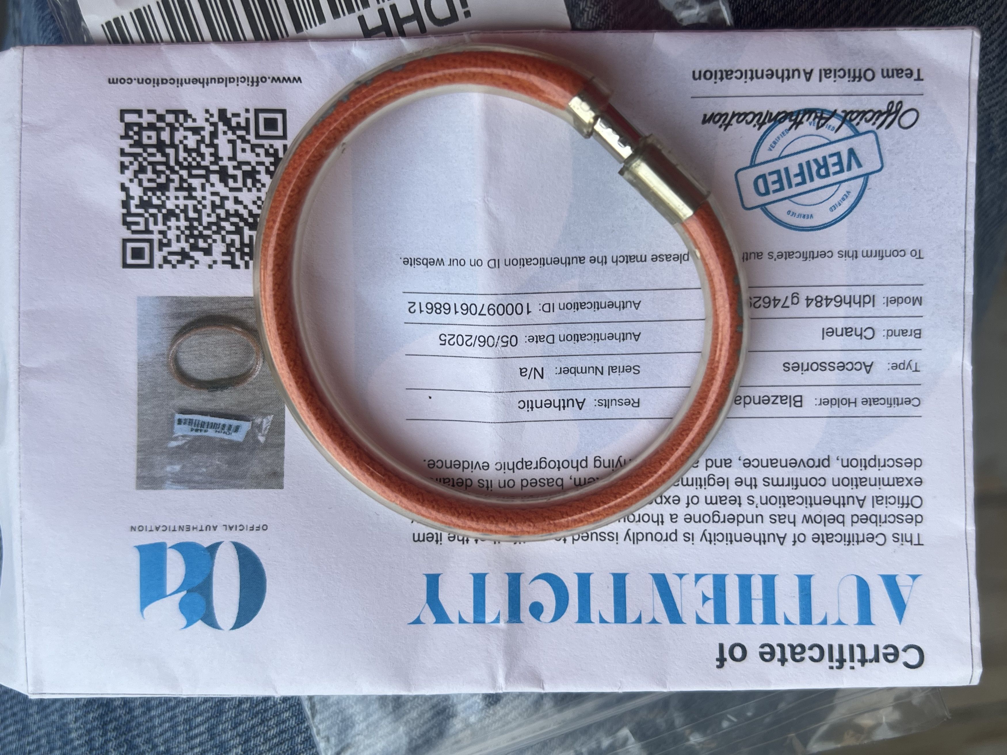 Chanel Chanel Bracelet Bangle Vinyl Size ONE SIZE - 5 Thumbnail