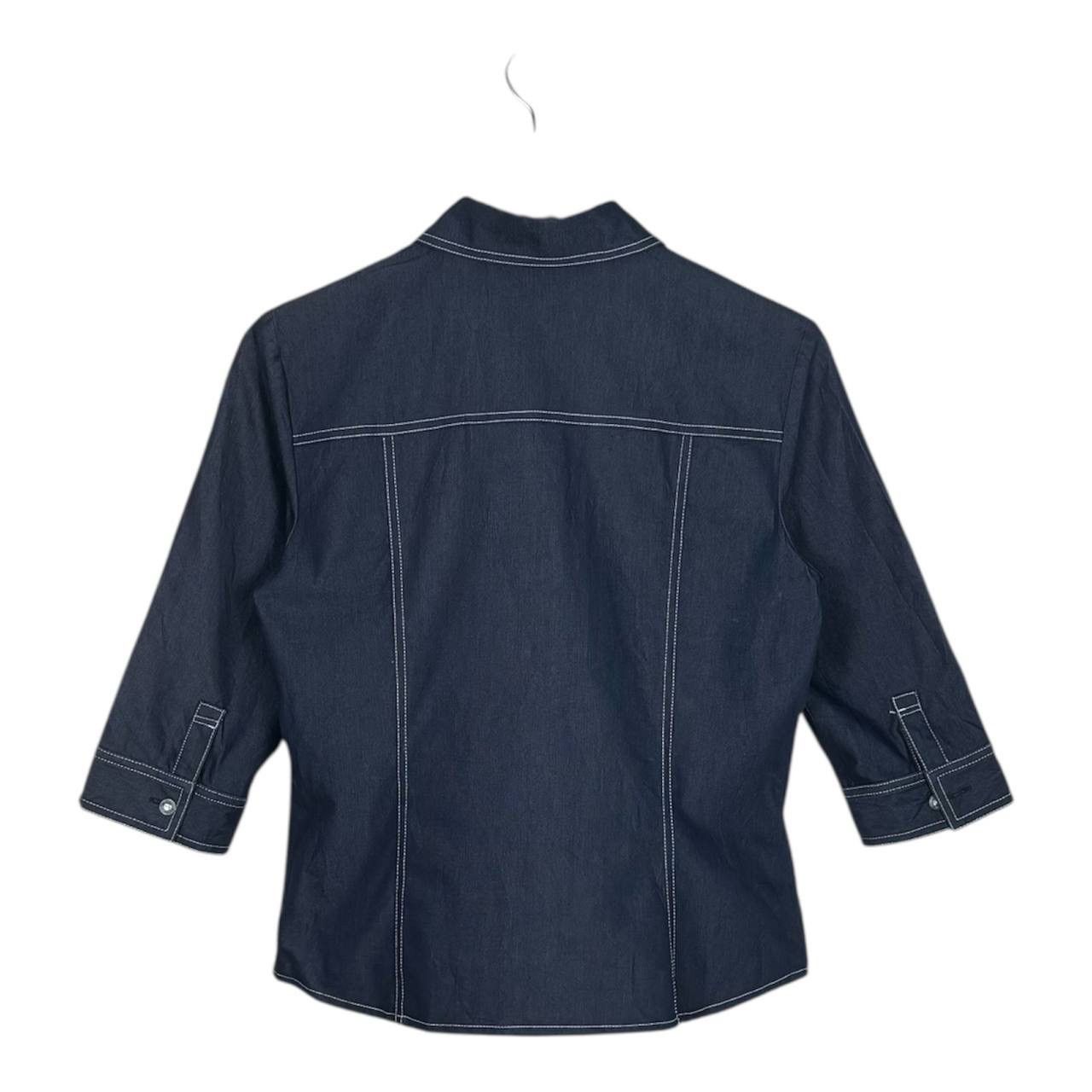 Courreges Courreges Blue Denim Shirt Size S / US 4 / IT 40 - 2 Thumbnail