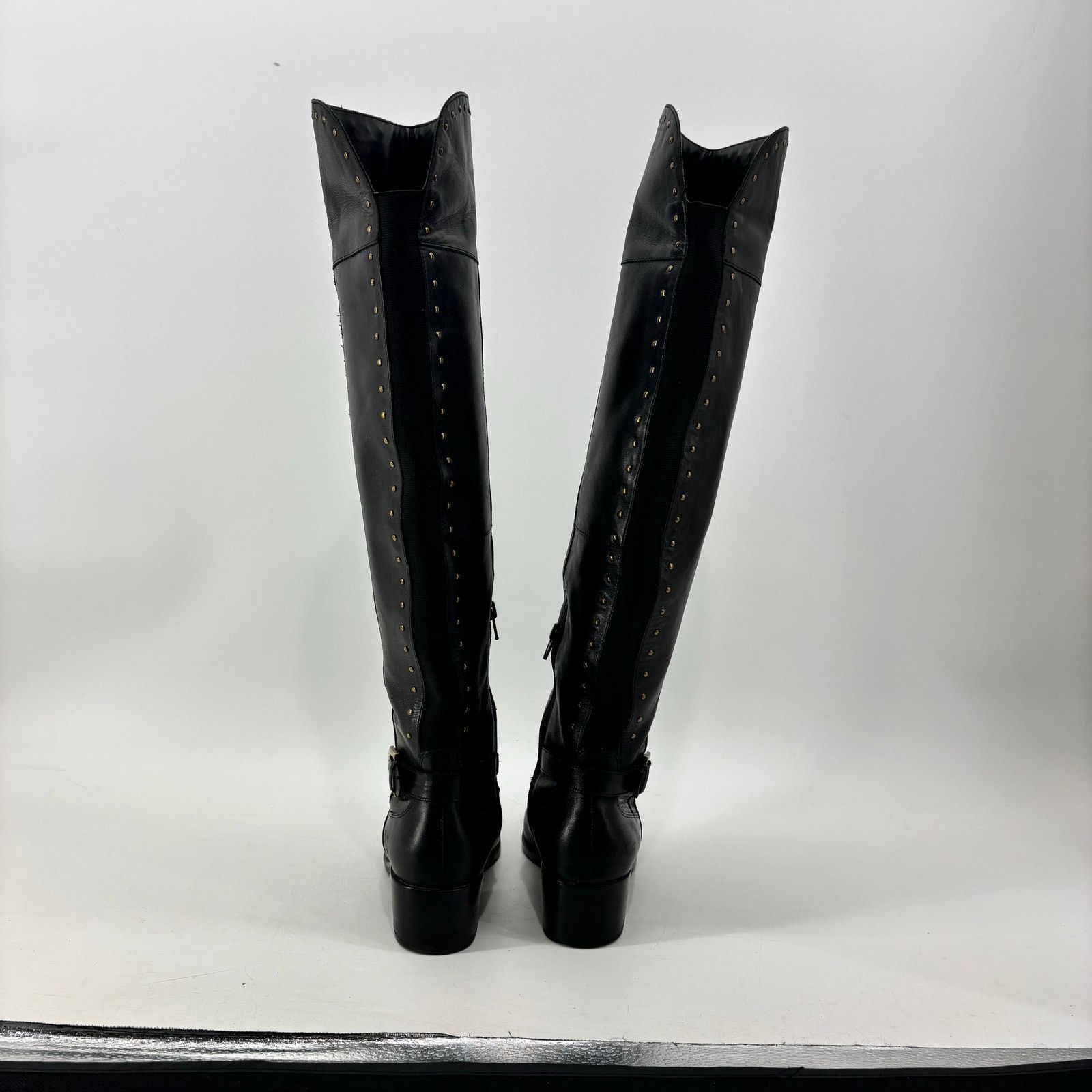 Sam Edelman Sam Edelman Black Knee High Rider Boots Size 8.5 Leather Size US 8.5 / IT 38.5 - 9 Thumbnail