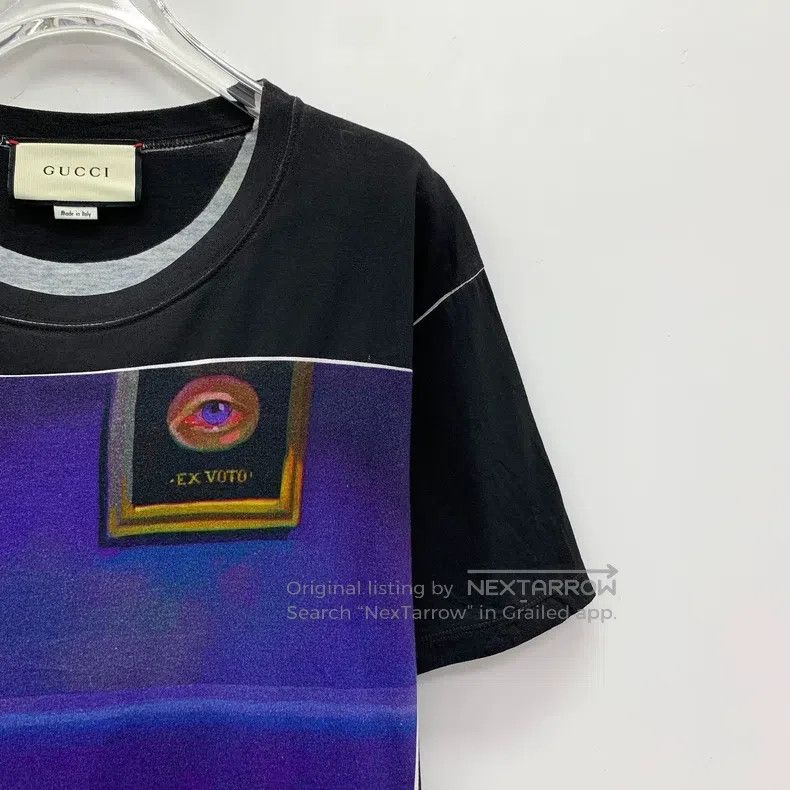 Gucci Gucci Colour-matched fantasy old portrait art cotton round Size US S / EU 44-46 / 1 - 3 Thumbnail