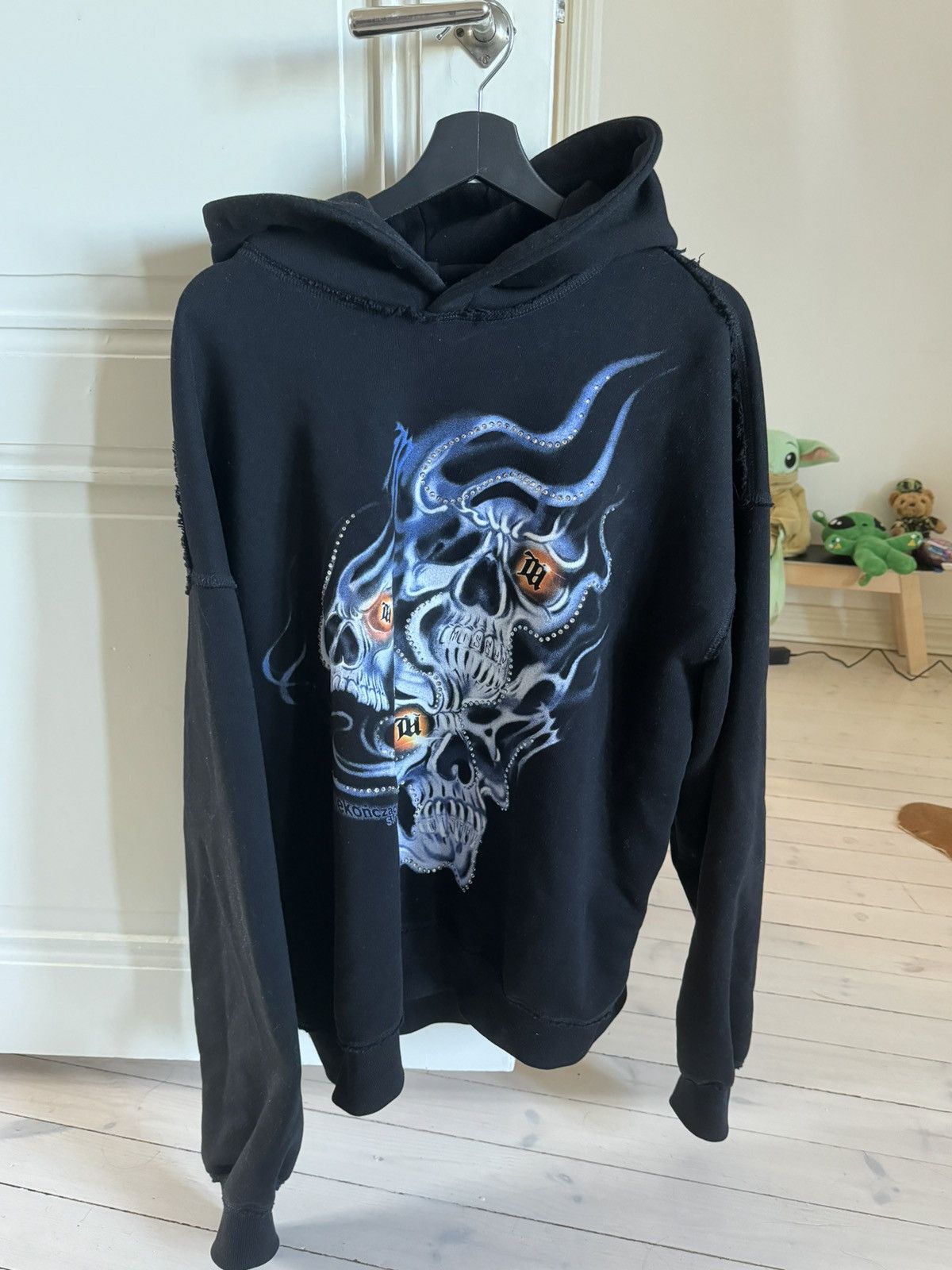 image of Misbhv Drums Of Death Hoodie in Black, Men's (Size Medium)
