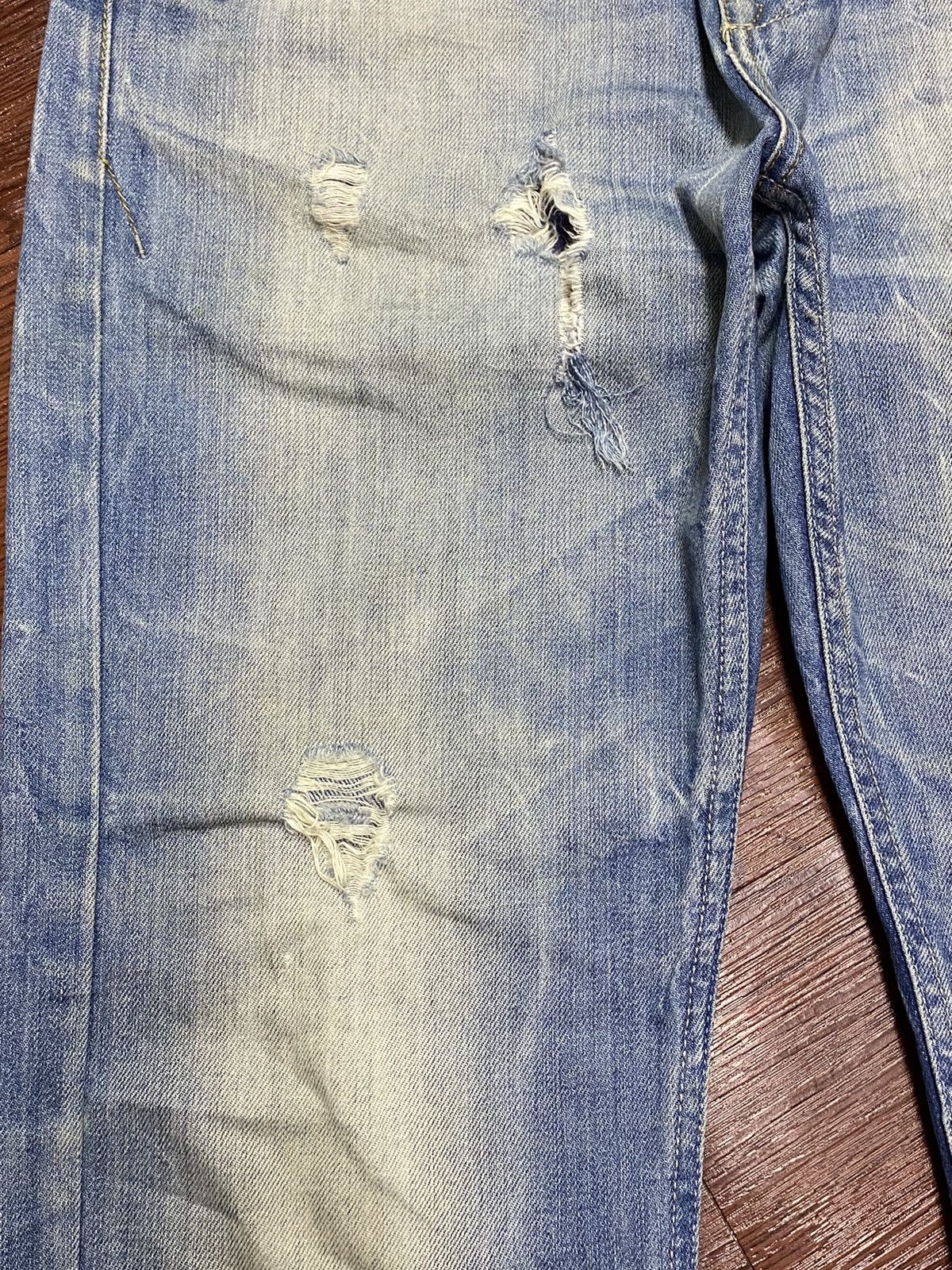 Rhude × Zara Vintage Zara Jeans 1975 Faded Distressed Size US 31 - 7 Thumbnail