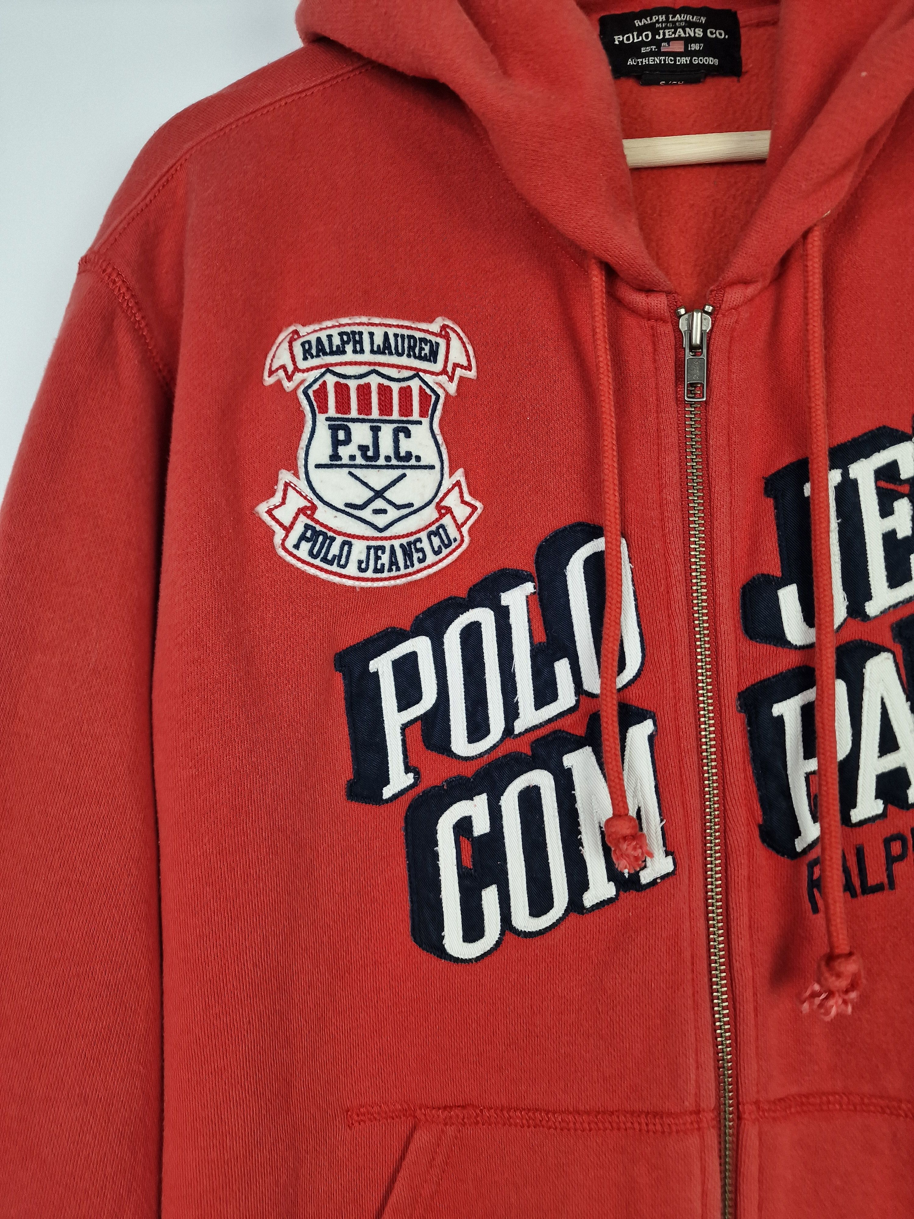 Polo Ralph Lauren Polo Jeans Co Ralph Lauren Red Hoodie S | Vintage Full-Zip Size US S / EU 44-46 / 1 - 5 Thumbnail