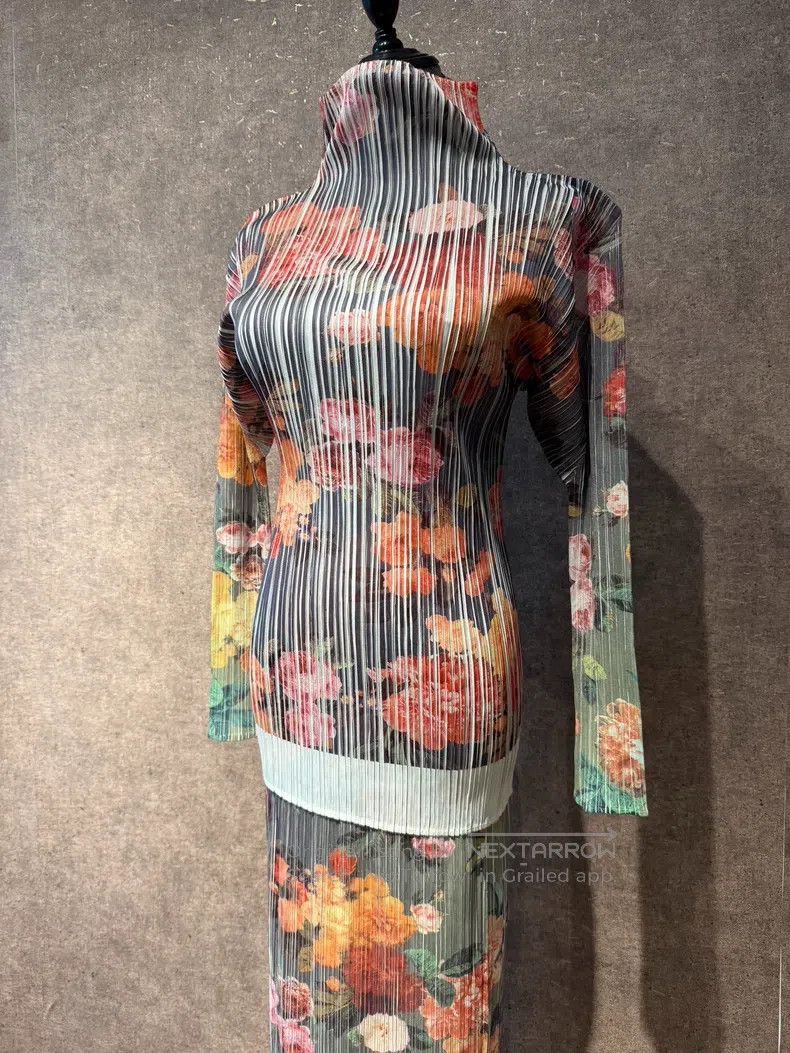 Issey Miyake Issey Miyake Color Block Long Sleeve Size L / US 10 / IT 46 - 4 Thumbnail