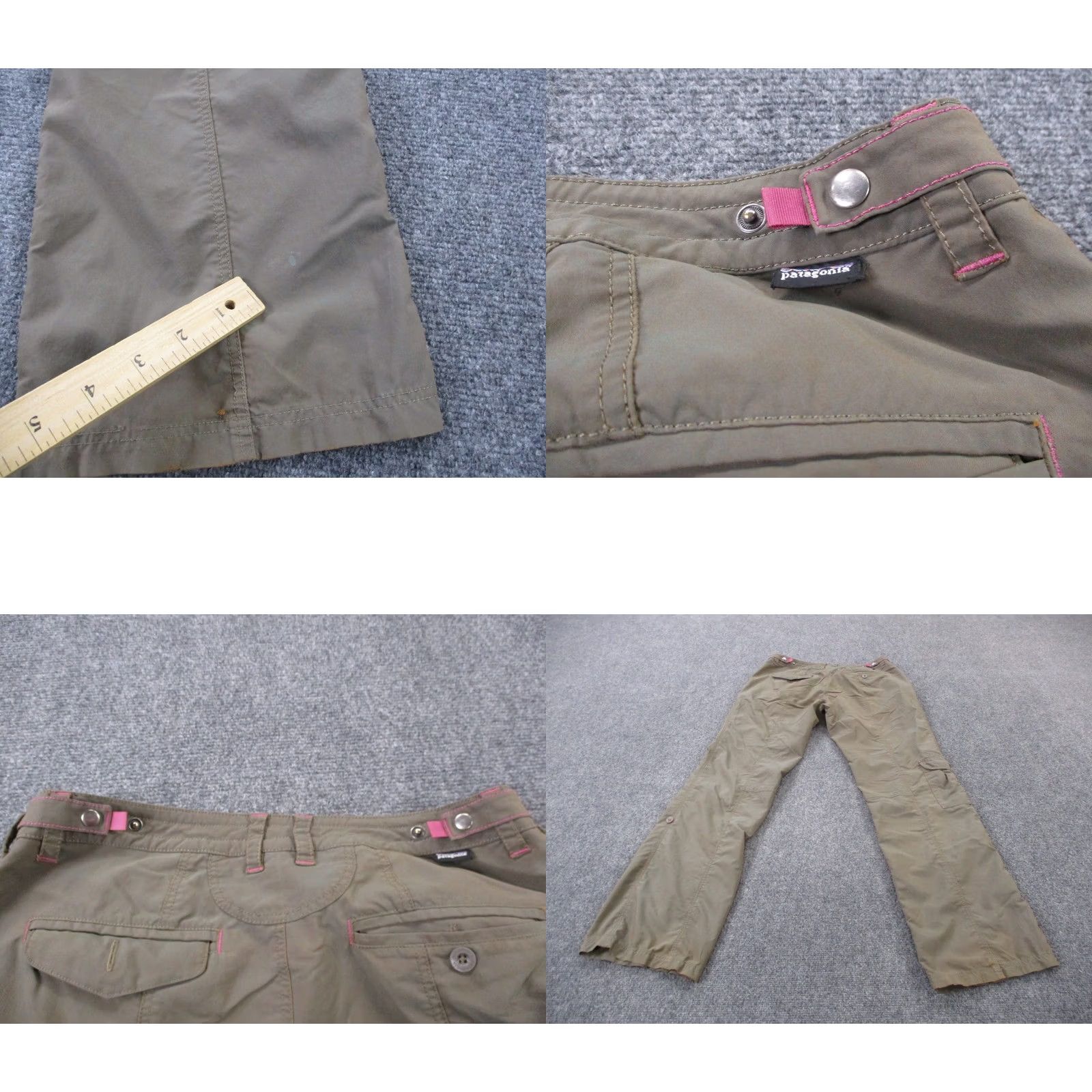 Patagonia Patagonia Pants Womens 8 Brown Nylon Quandary Performance Outdoor Hiking Cargo Straight Leg 8 Brown Womens Pants Size 30" / US 8 / IT 44 - 10 Thumbnail