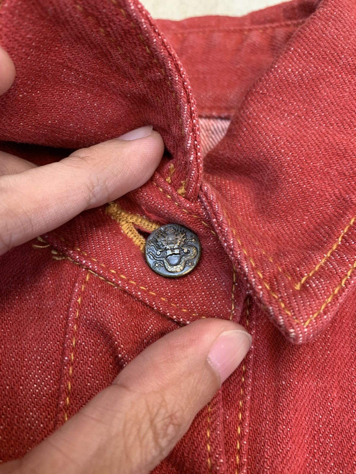 Vivienne Tam Vivienne Tam Dragon Embroidered Denim Jacket Size XS / US 0-2 / IT 36-38 - 5 Thumbnail