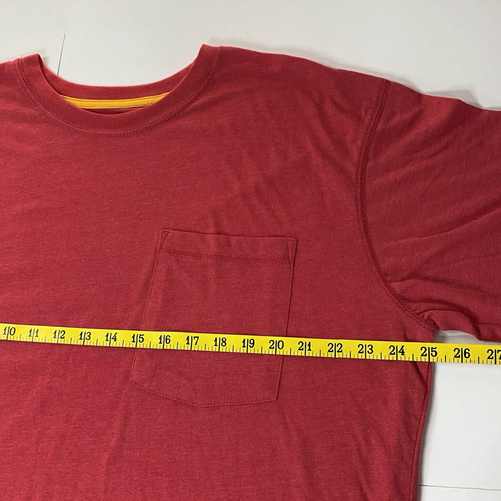 Vintage Berne Workwear T Shirt XL Red Crew Neck Short Sleeve Pocket Logo Men Adult Regular Cotton Size US XL / EU 56 / 4 - 7 Thumbnail