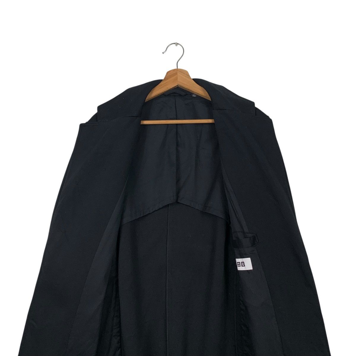 Lemaire × Uniqlo Lemaire Buttonless Belted Long Coat Jacket #2058-C89 Size US L / EU 52-54 / 3 - 11 Thumbnail