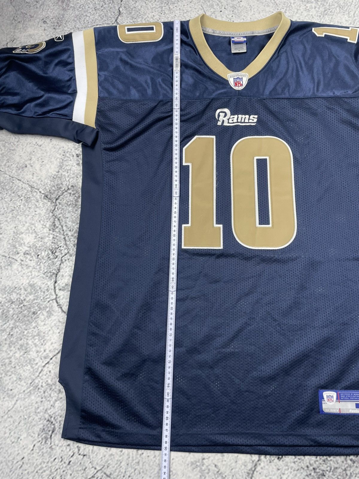 Reebok Reebok XXL St. Louis Rams #10 Marc Bulger NFL Jersey, Vintag Size US XXL / EU 58 / 5 - 5 Thumbnail