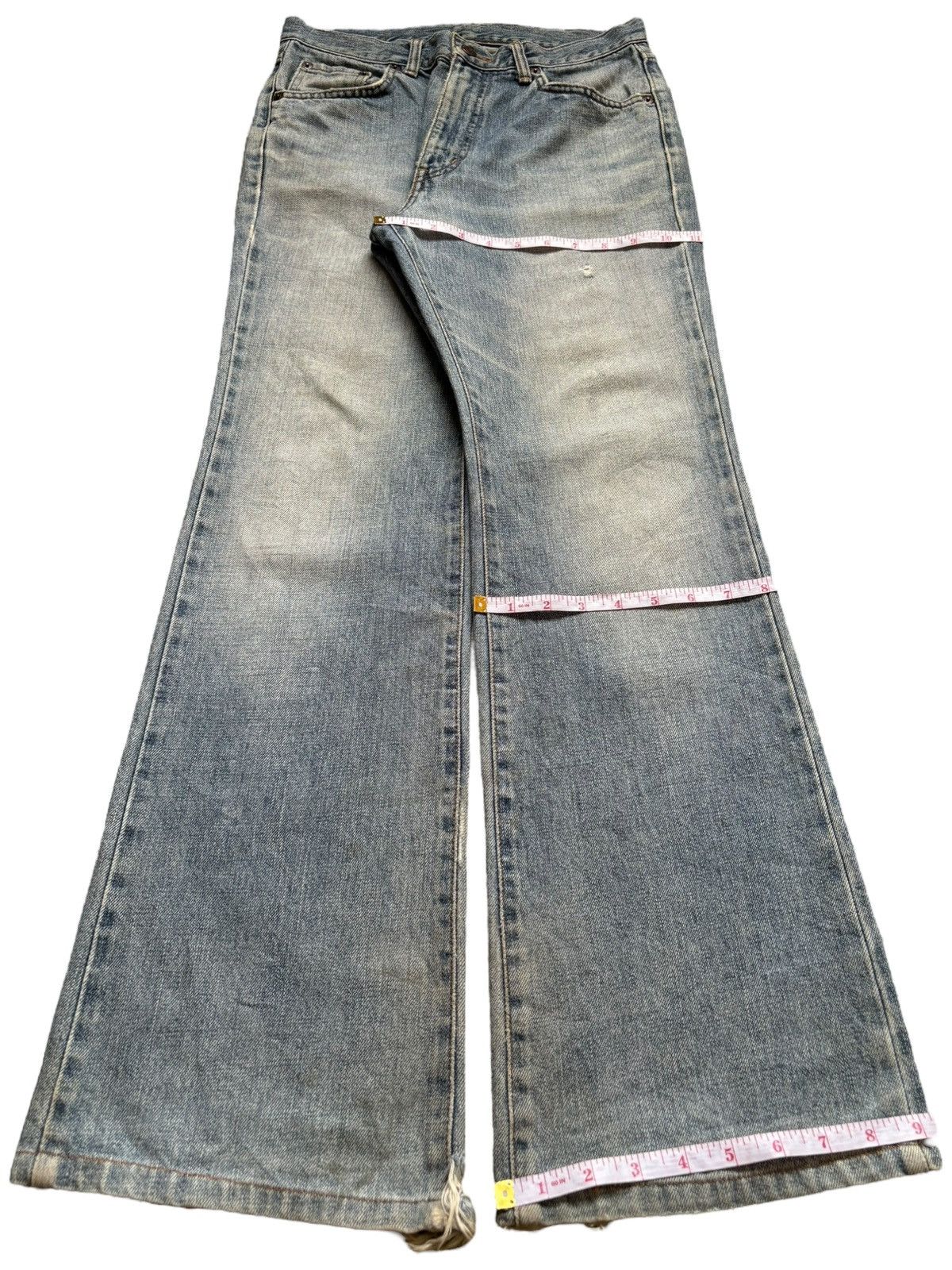 Edwin × Japanese Brand Vintage Japanese Edwin Mud Wash Distressed Flare Jeans Size US 29 - 14 Thumbnail