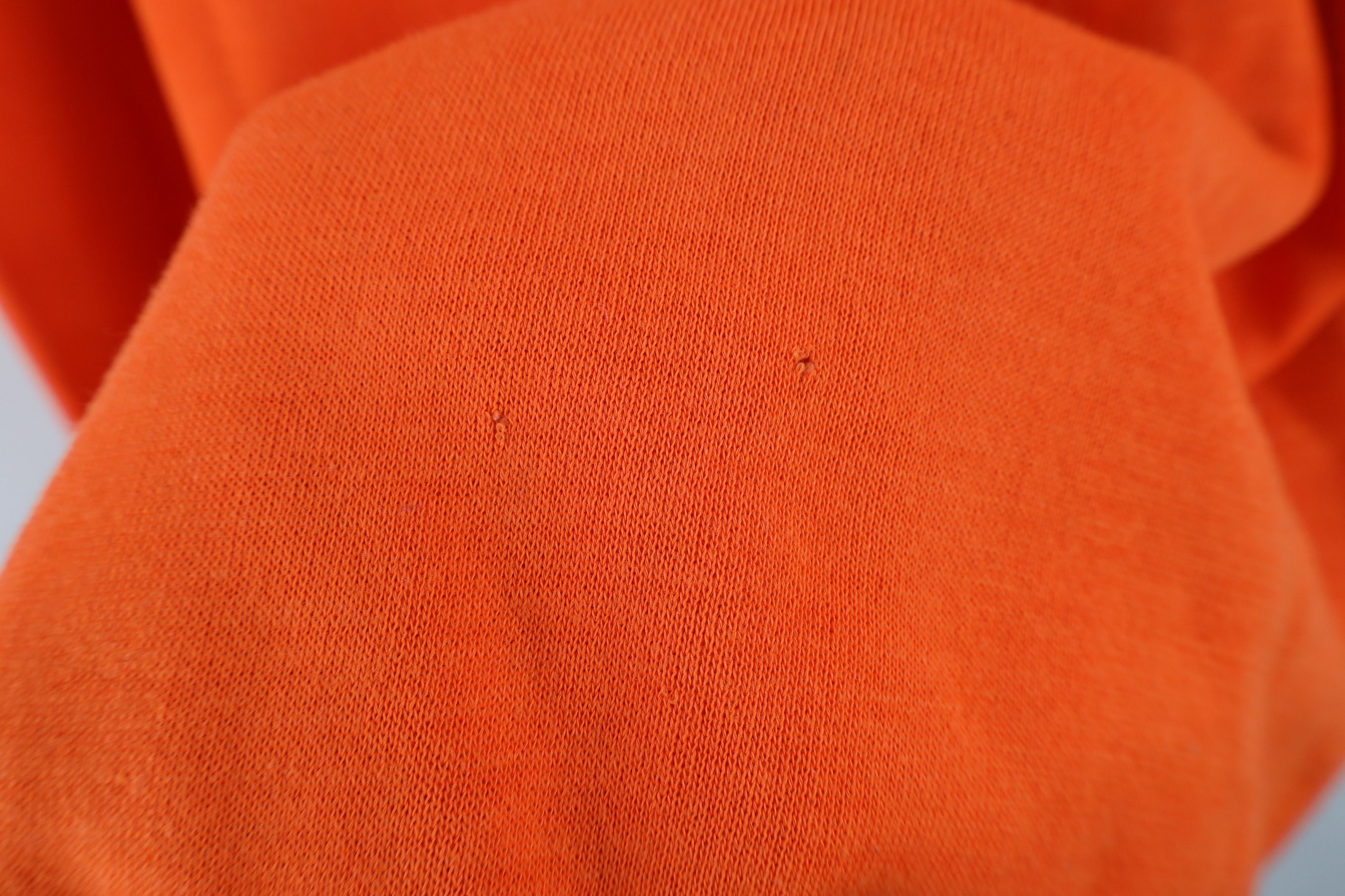 Vintage Vintage 70s Streetwear Blank Crewneck Sweatshirt Orange USA Size US L / EU 52-54 / 3 - 6 Thumbnail