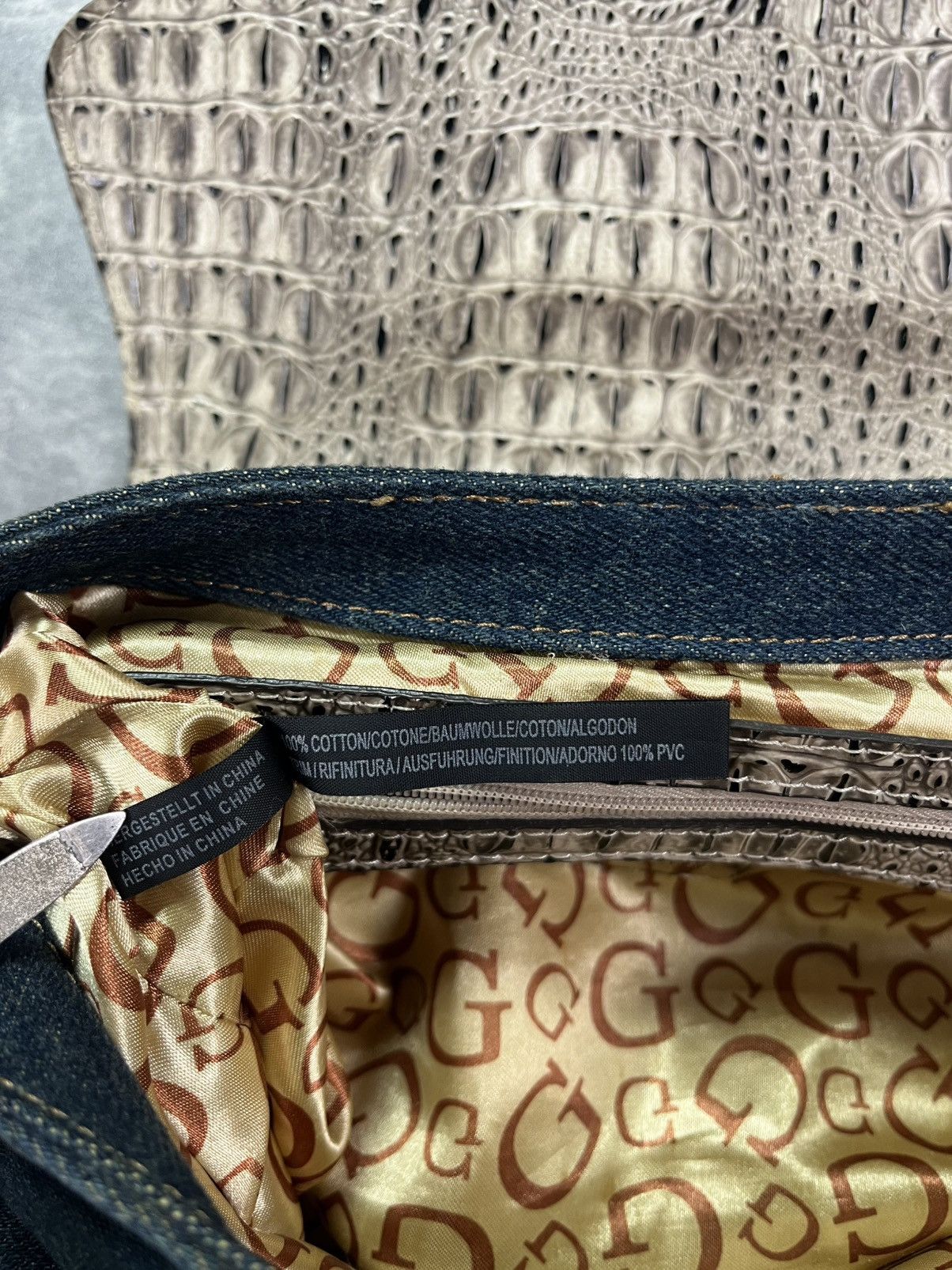 Guess 00s Guess Denim Buckle Y2K Bag Size ONE SIZE - 12 Thumbnail