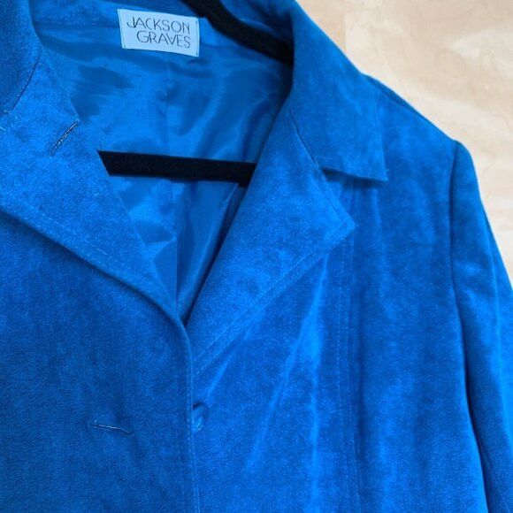 Other Jackson Graves Vintage Statement Coat Blue 70’s Size S Size S / US 4 / IT 40 - 3 Thumbnail