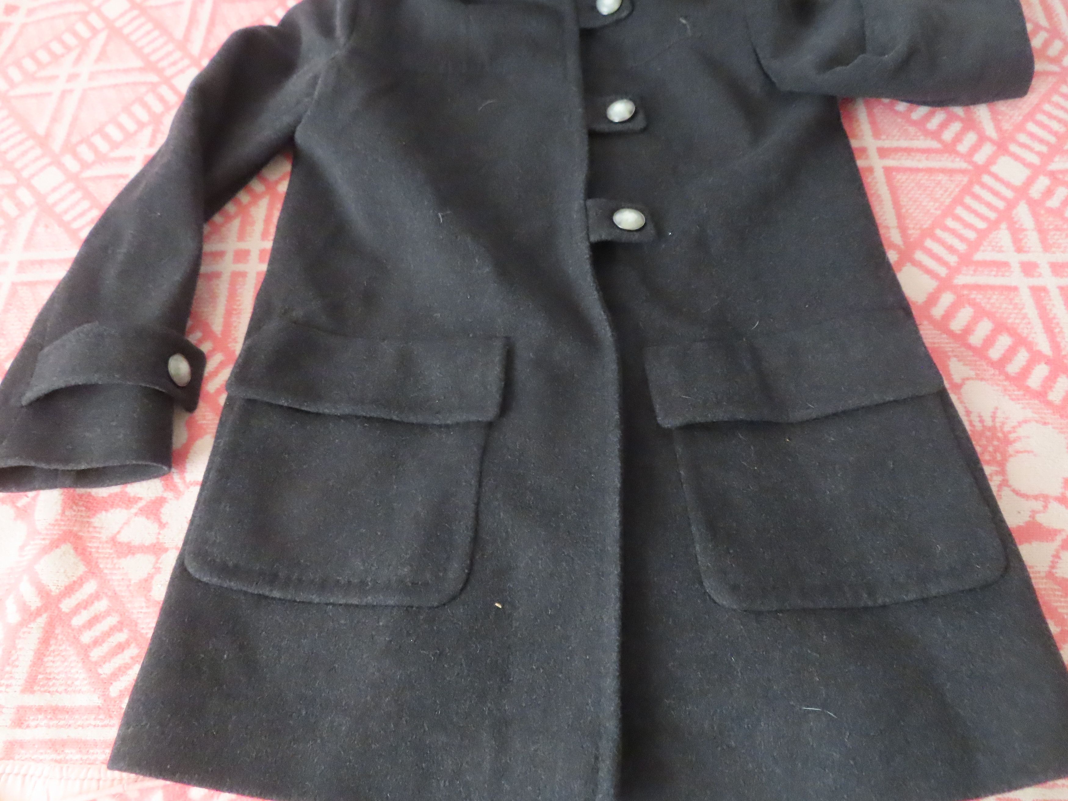 Designer × Loro Piana × Vintage FLEURETTE Loro Piana ITALY Wool Coat FOX FUR Hood Size M / US 6-8 / IT 42-44 - 2 Thumbnail