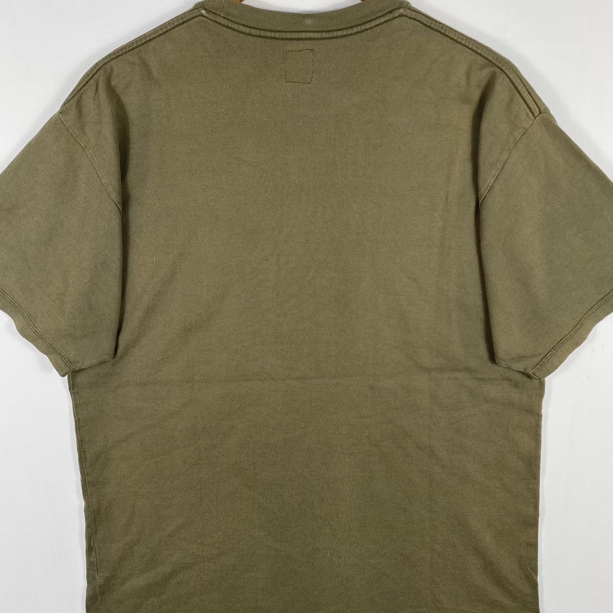 Jun Takahashi × Undercover × Vintage UNDERCOVER CHAOTIC DISCORD Spring Summer Faded Khaki Tee Size US L / EU 52-54 / 3 - 12 Thumbnail
