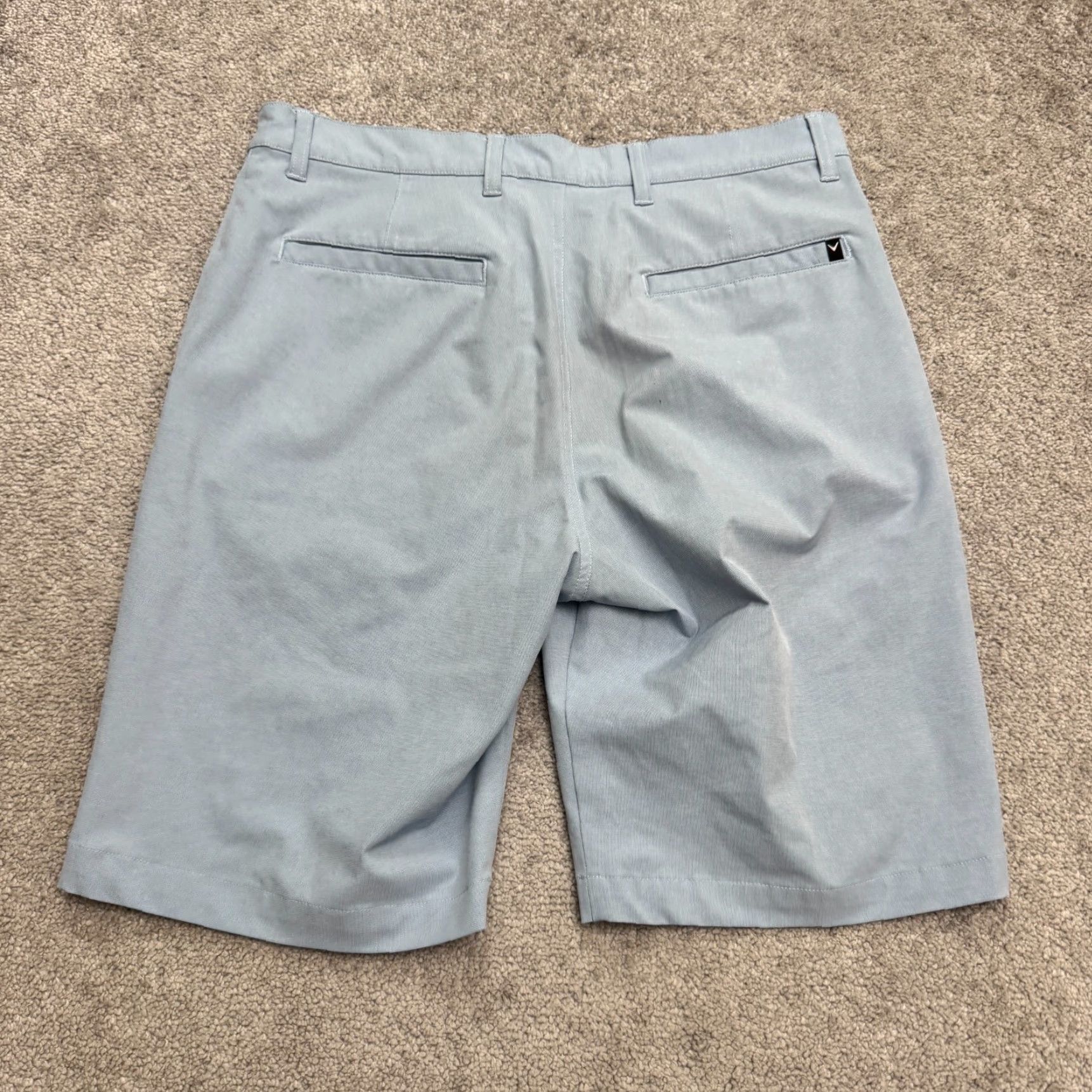 Callaway Callaway Performance Chino Shorts Mens 32 Light Blue Flat Front Activewear Golf Size US 32 / EU 48 - 2 Thumbnail