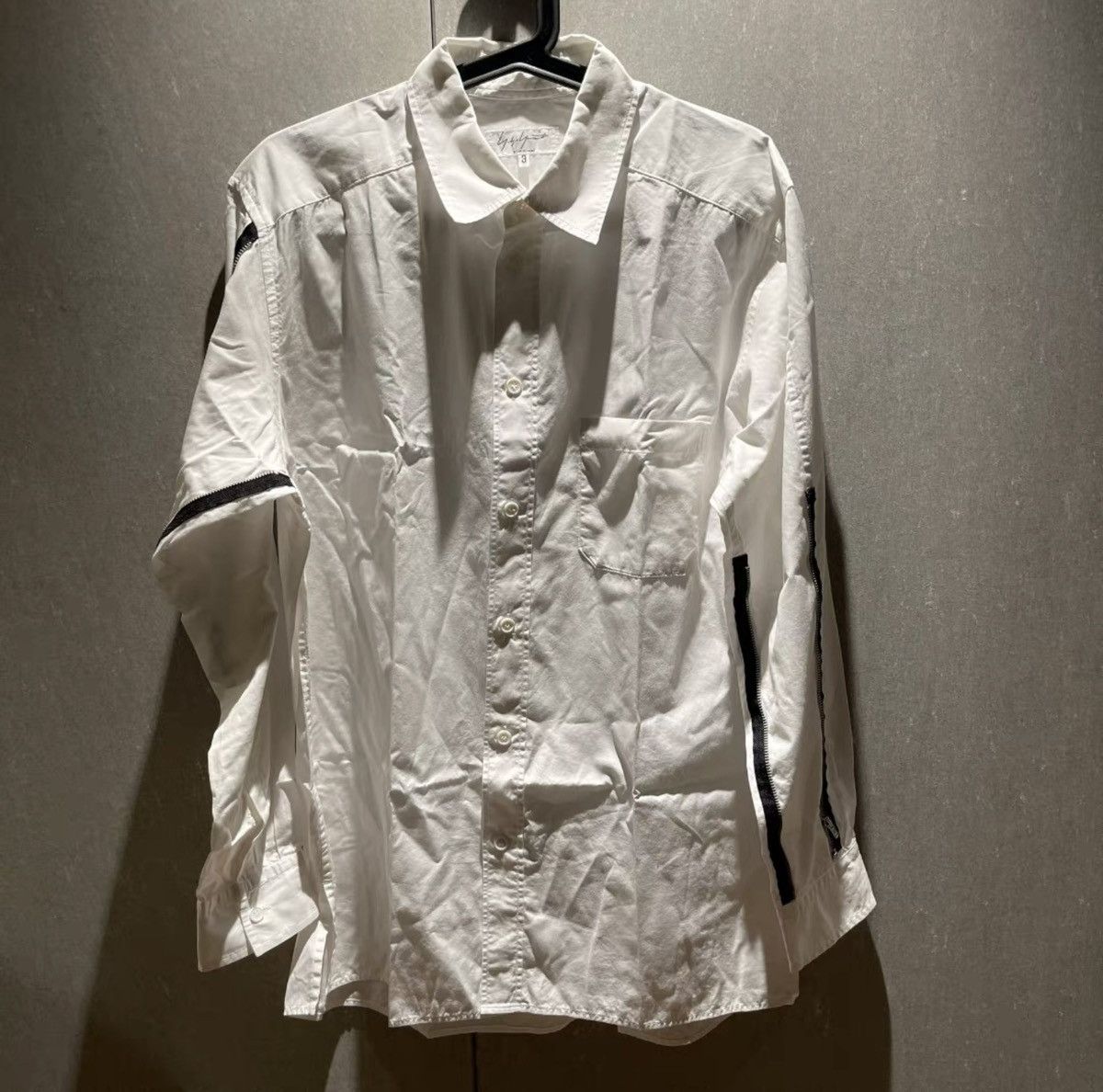 Yohji Yamamoto Yohji Yamamoto Fall/Winter 2014 Zip-Detail Shirt Size US L / EU 52-54 / 3 - 1 Thumbnail