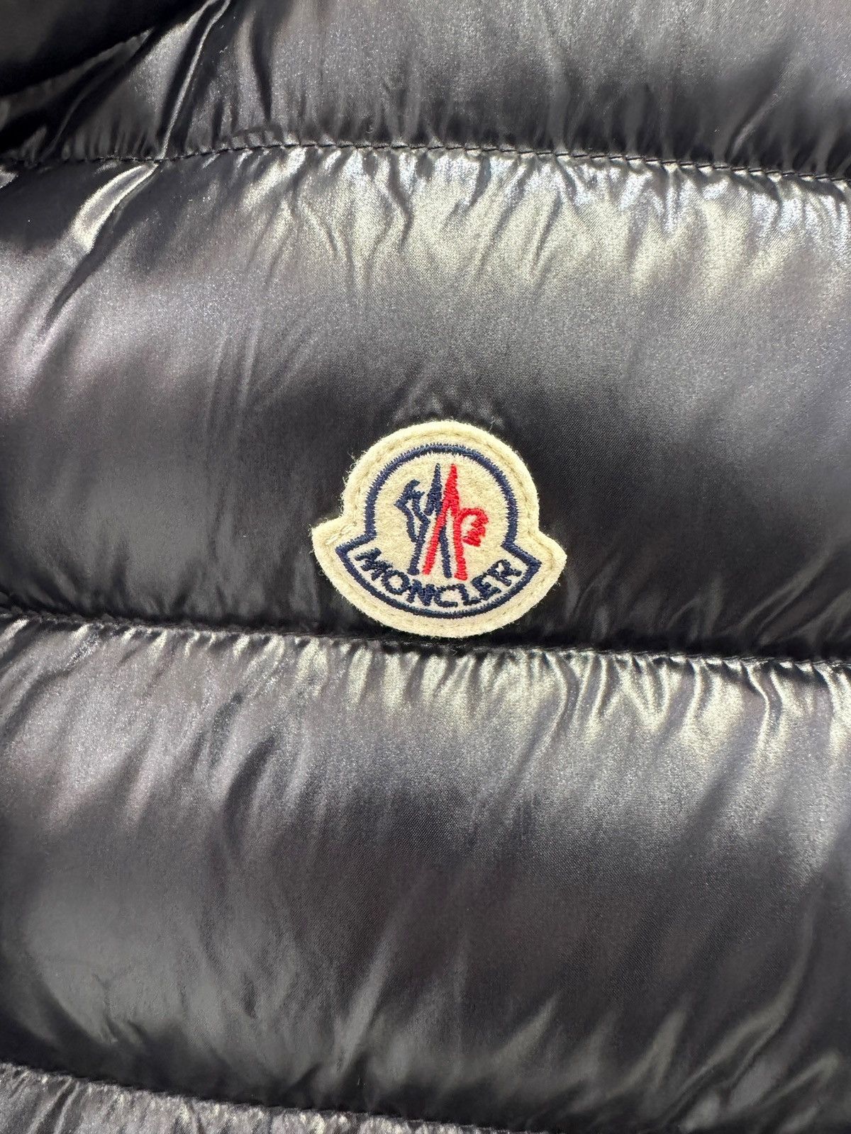 Moncler Moncler Ghany Black Vest Size L / US 10 / IT 46 - 2 Thumbnail