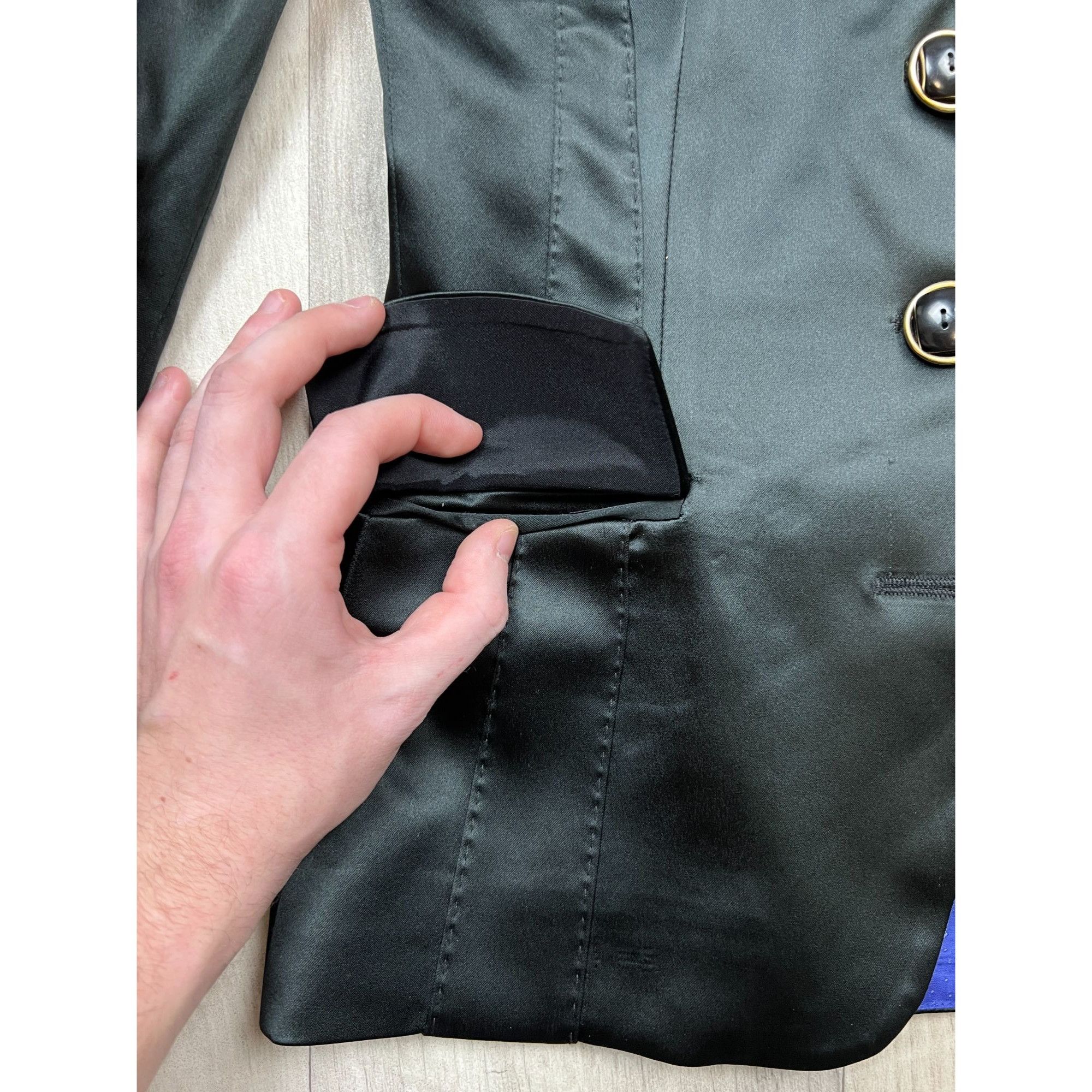 Dolce & Gabbana Dolce & Gabbana Satin Blazer (Y0156) Size S / US 4 / IT 40 - 5 Thumbnail
