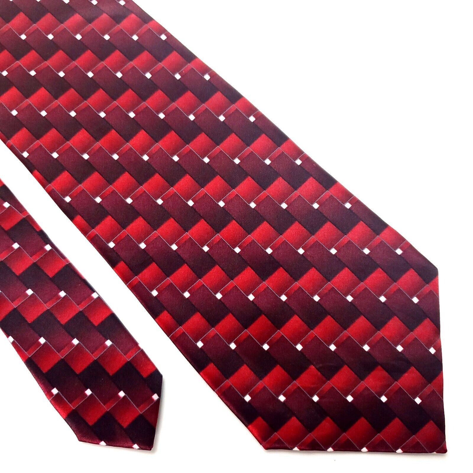 Arrow Arrow Silk Tie Print Red Geometric Size ONE SIZE - 1 Thumbnail