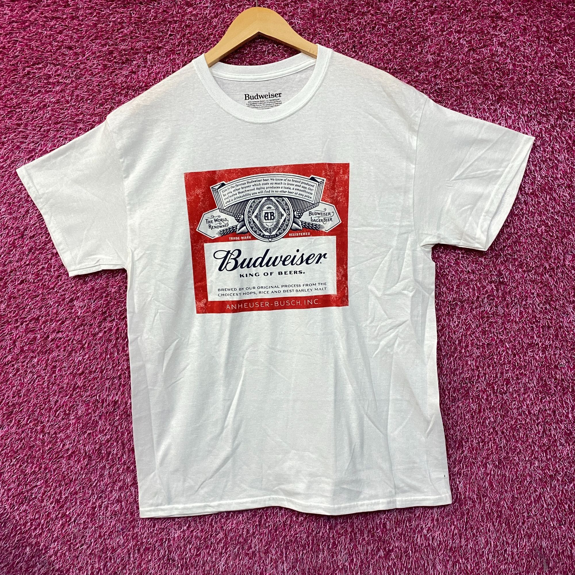 Budweiser World Renowned Budweiser King Of Beers T-Shirt Large Size US L / EU 52-54 / 3 - 1 Thumbnail