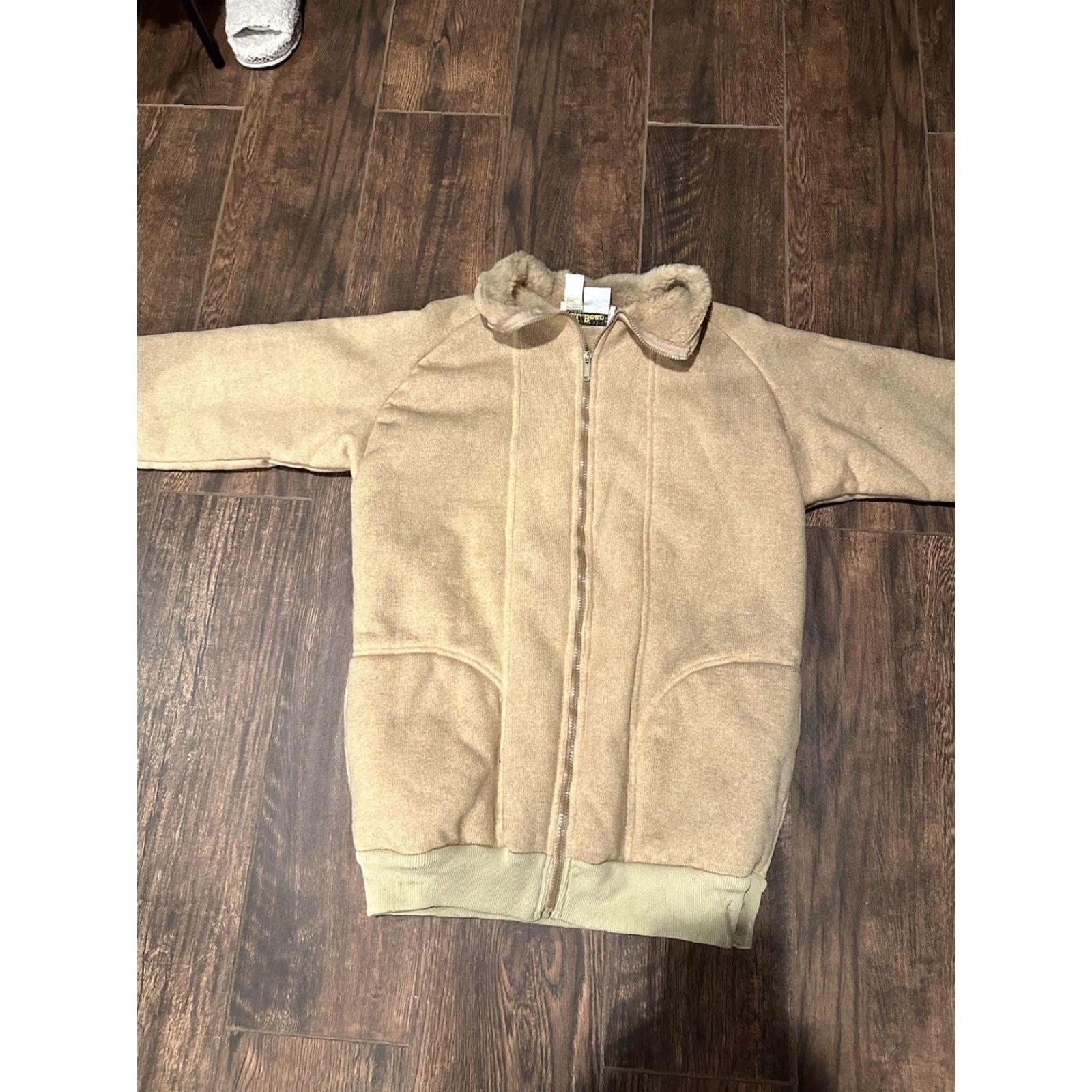 Patagonia VINTAGE Patagonia x LL Bean Fleece Jacket Deep Pile Oatmeal Large Men Size US L / EU 52-54 / 3 - 4 Thumbnail