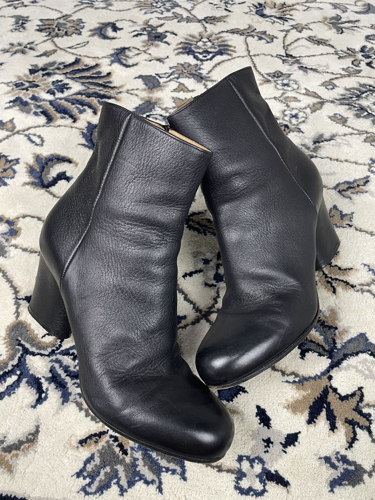 image of Maison Margiela Ankle Boots in Black, Women's (Size 7)