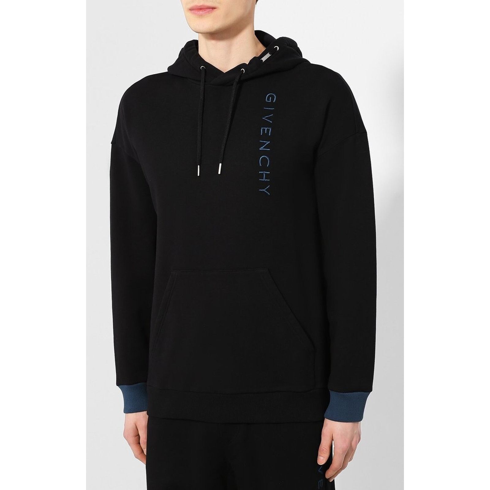 Givenchy Givenchy Stitch Logo Cuff Hoodie Hooded Cotton M Medium Size US M / EU 48-50 / 2 - 3 Thumbnail