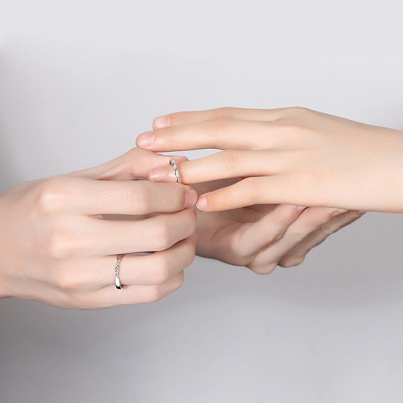 Jewelry Retro Jewelry Rings Open Size Chrome Ring (Size 7-13) Size ONE SIZE - 3 Thumbnail