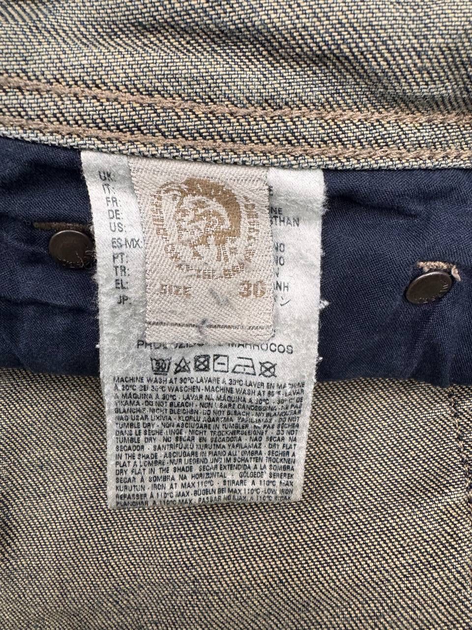 Diesel Diesel Men Denim Jeans Straight Fit Blue Size W30 Size US 30 / EU 46 - 11 Thumbnail