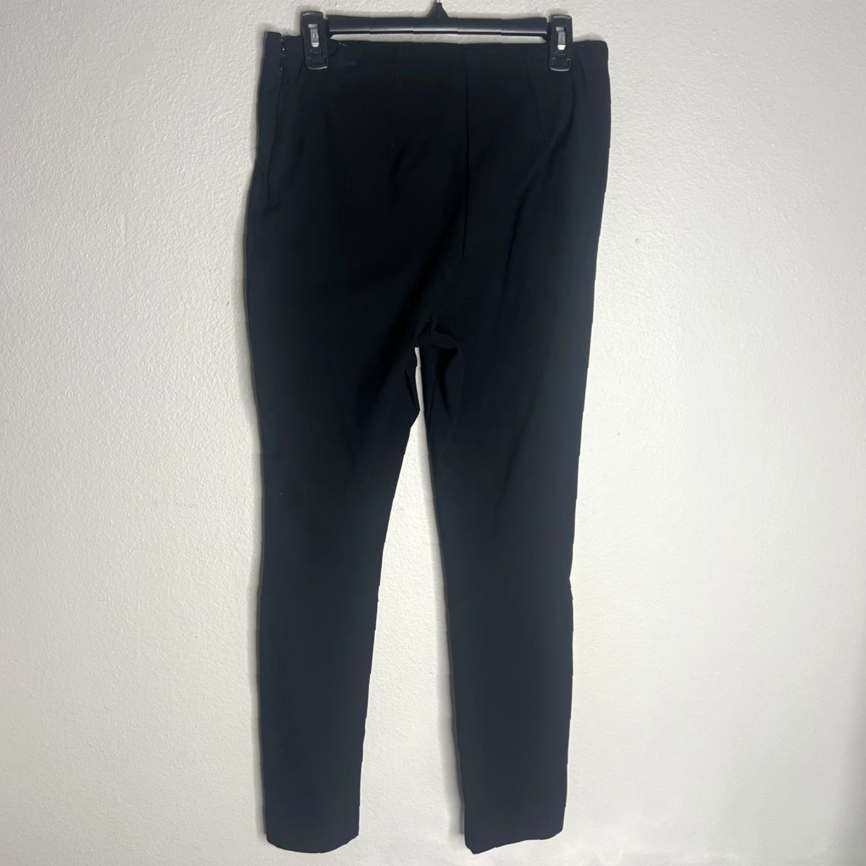 Rag & Bone Rag & Bone Women’s Pants Dress Pants Size 12 Black Straight Leg Skinny Zip Ankle Pockets EUC Size 34" / US 12 / IT 48 - 4 Thumbnail
