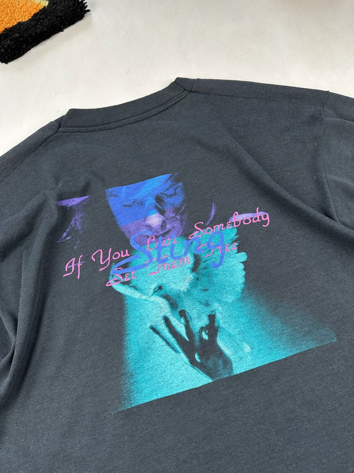 Band Tees × Vintage Vintage Sting T Shirt Rock Punk Tee 90s art Size US L / EU 52-54 / 3 - 10 Thumbnail