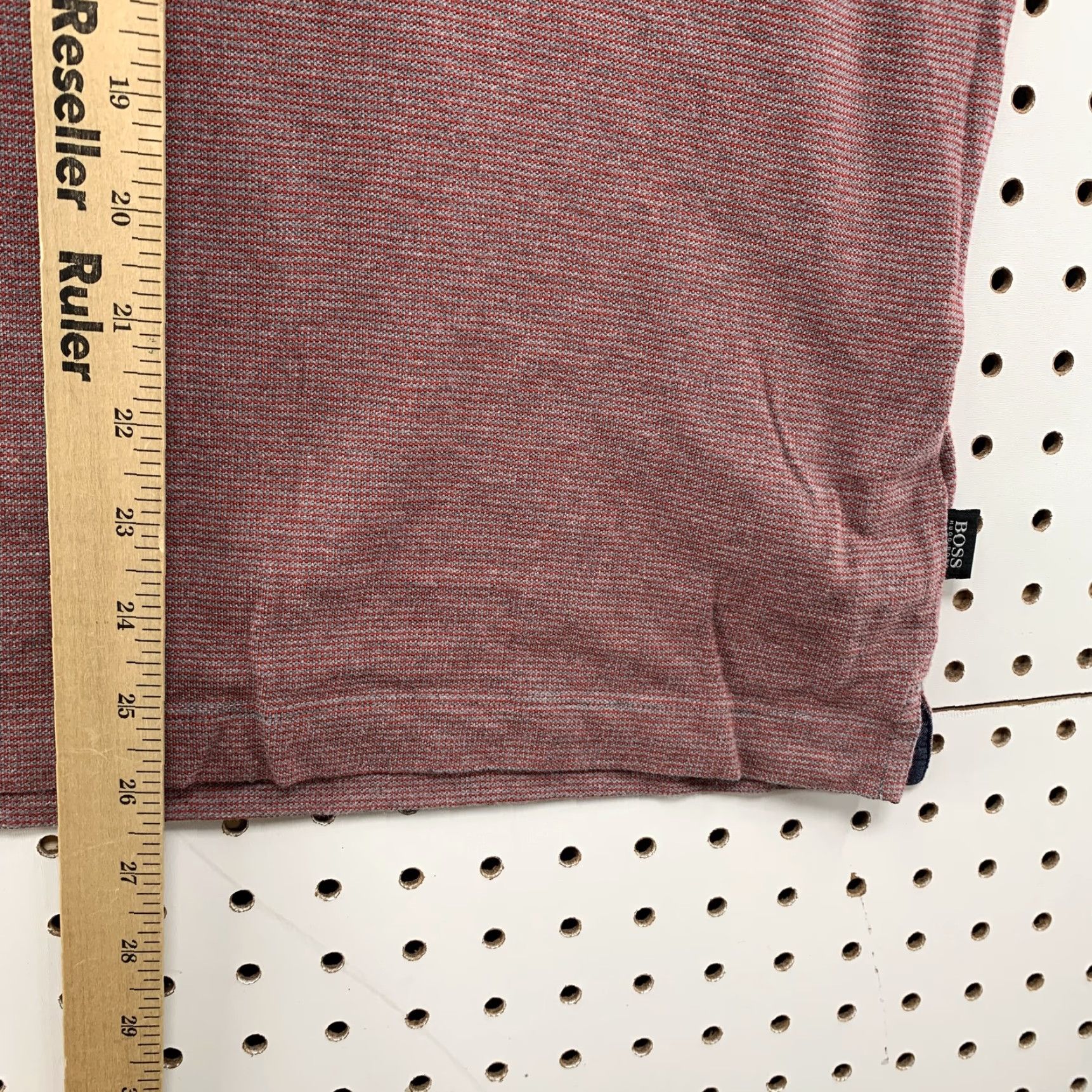 Hugo Boss HUGO BOSS Polo Shirt Mens Large Designer Preppy Red REGULAR FIT Shirt Adult Large Red Logo Polo Mens Size US L / EU 52-54 / 3 - 6 Thumbnail