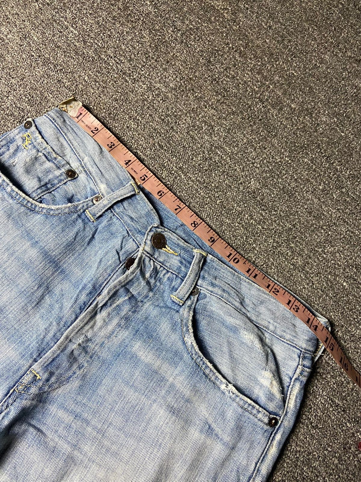 Polo Ralph Lauren Polo Ralph Lauren Authentic Dungarees Ripped Jeans (157) Size US 29 - 8 Thumbnail