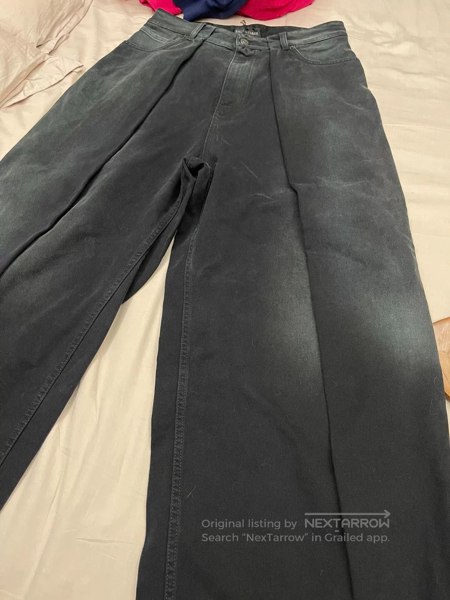 Balenciaga balenciaga baggy black wide. Size US 26 / EU 42 - 8 Thumbnail