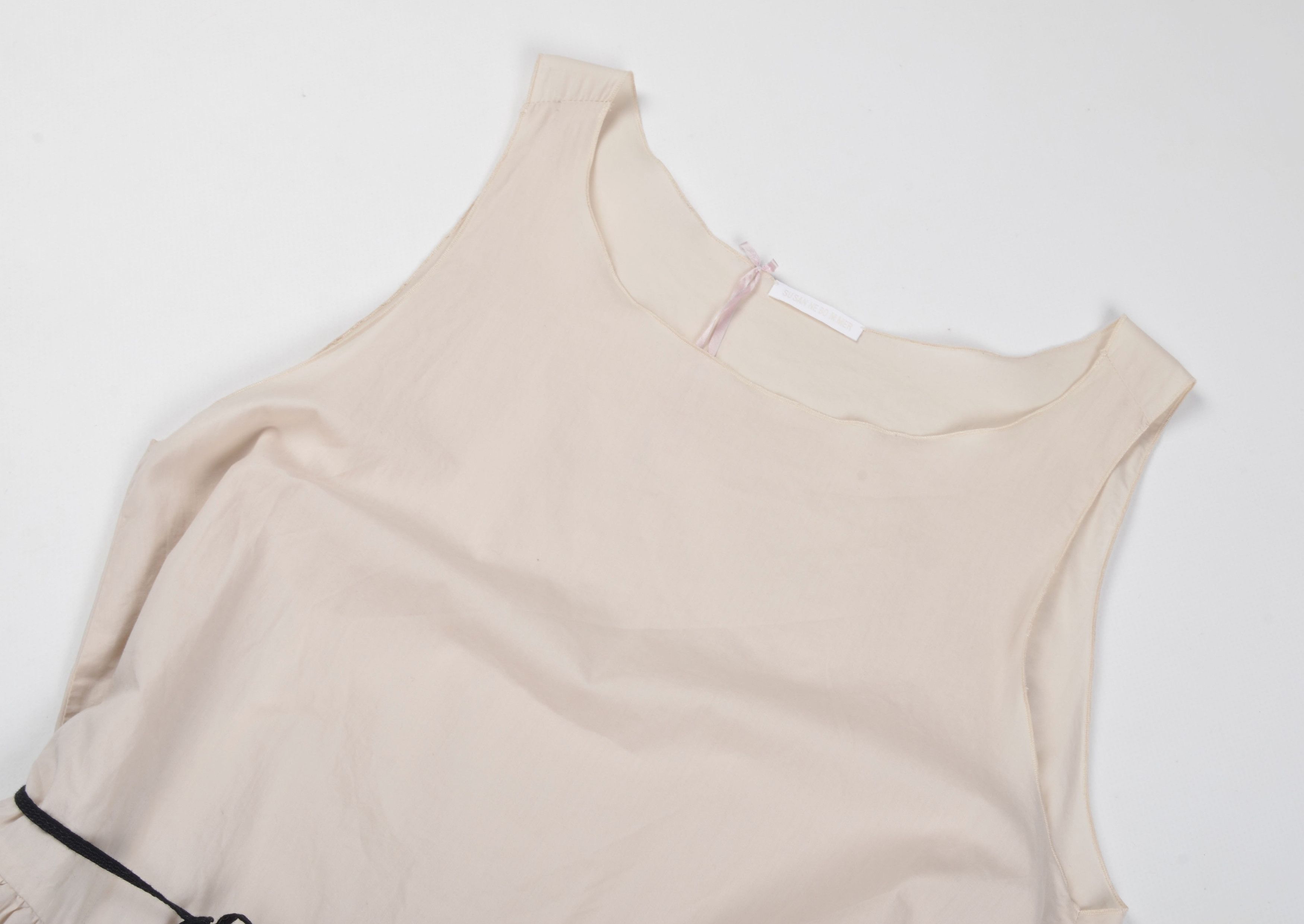 Other Susanne Bommer Coquette Babydoll Light Gray Top Size XXS / US 00 / IT 34 - 5 Thumbnail
