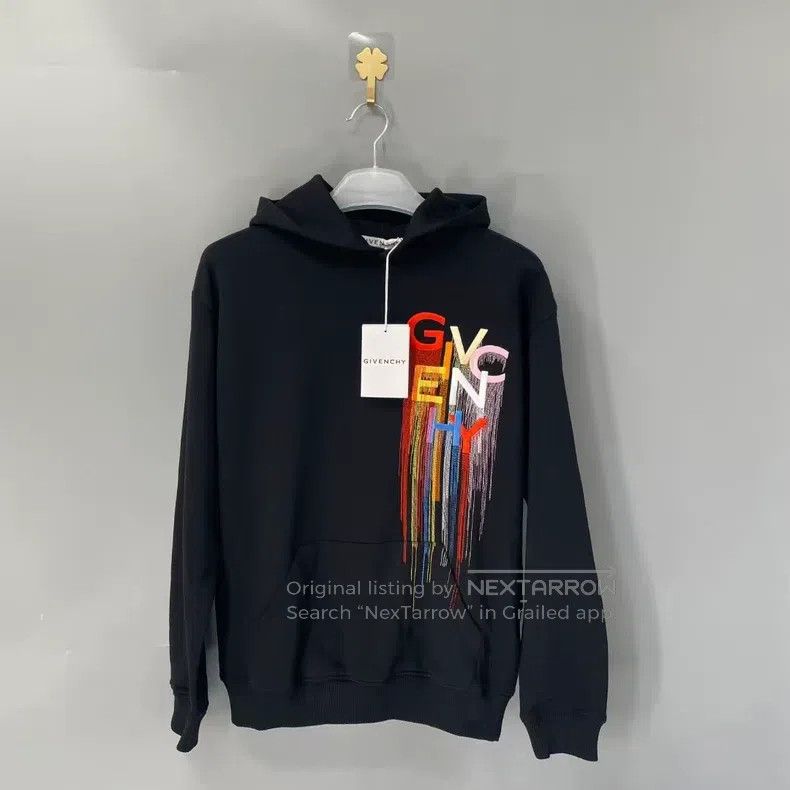 Givenchy Givenchy Rainbow Embroidered Logo Hoodie in XS Size US XS / EU 42 / 0 - 1 Thumbnail