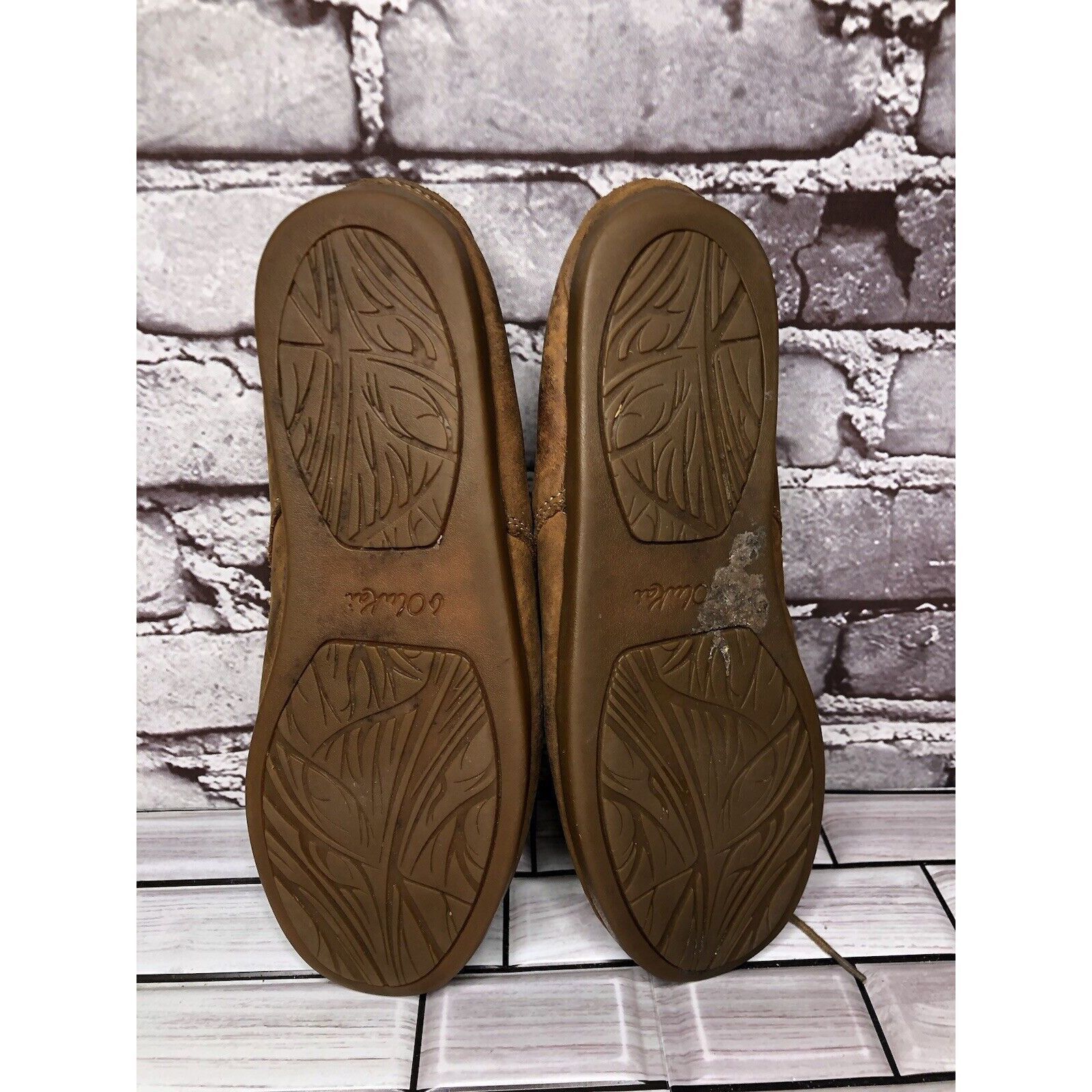 Olukai Olukai Heleuma Brown Leather Lace Up Casual Shoes Women’s Sz Size US 7.5 / IT 37.5 - 7 Thumbnail