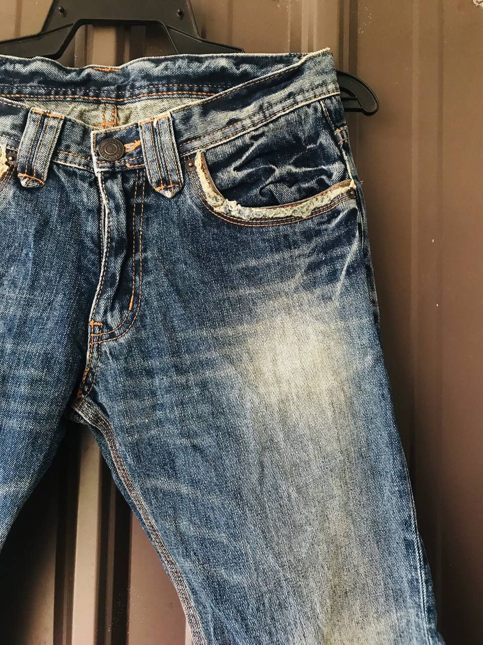 If Six Was Nine × Japanese Brand Edge Rupert Rusty Flared Denim Size 30" / US 8 / IT 44 - 2 Thumbnail