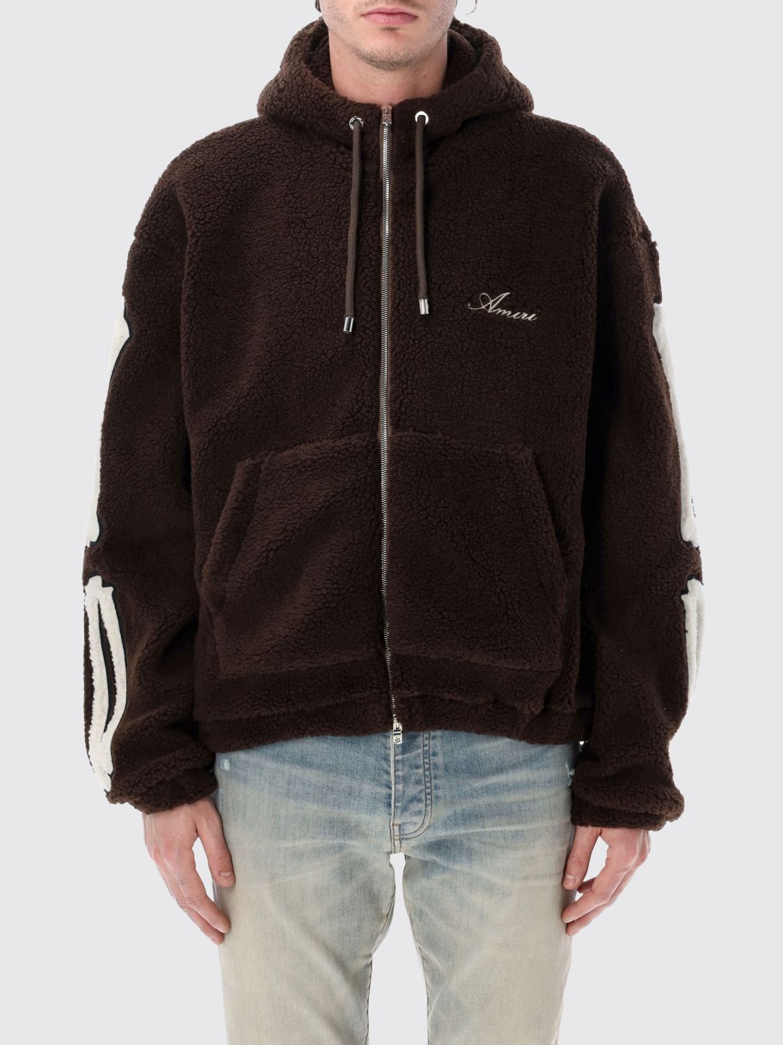 Amiri Amiri Sweatshirt Men Brown Size US L / EU 52-54 / 3 - 1 Thumbnail