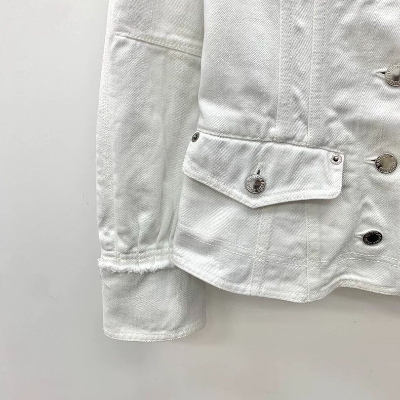 Louis Vuitton Louis Vuitton Cotton single breasted long sleeve jacket wi Size XXS / US 00 / IT 34 - 4 Thumbnail