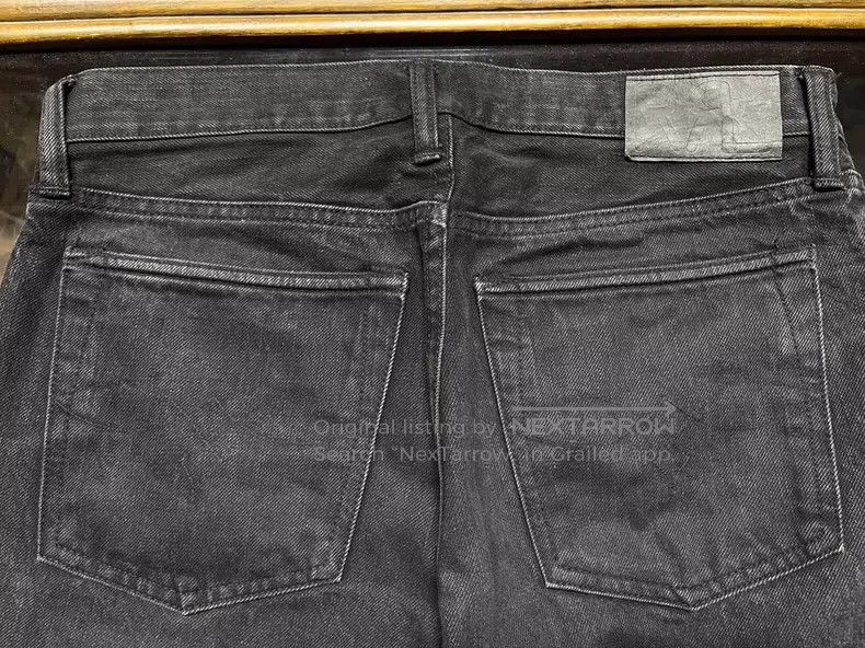 RRL Ralph Lauren RRL Ralph Lauren Black Cow Jeans Size US 32 / EU 48 - 8 Thumbnail